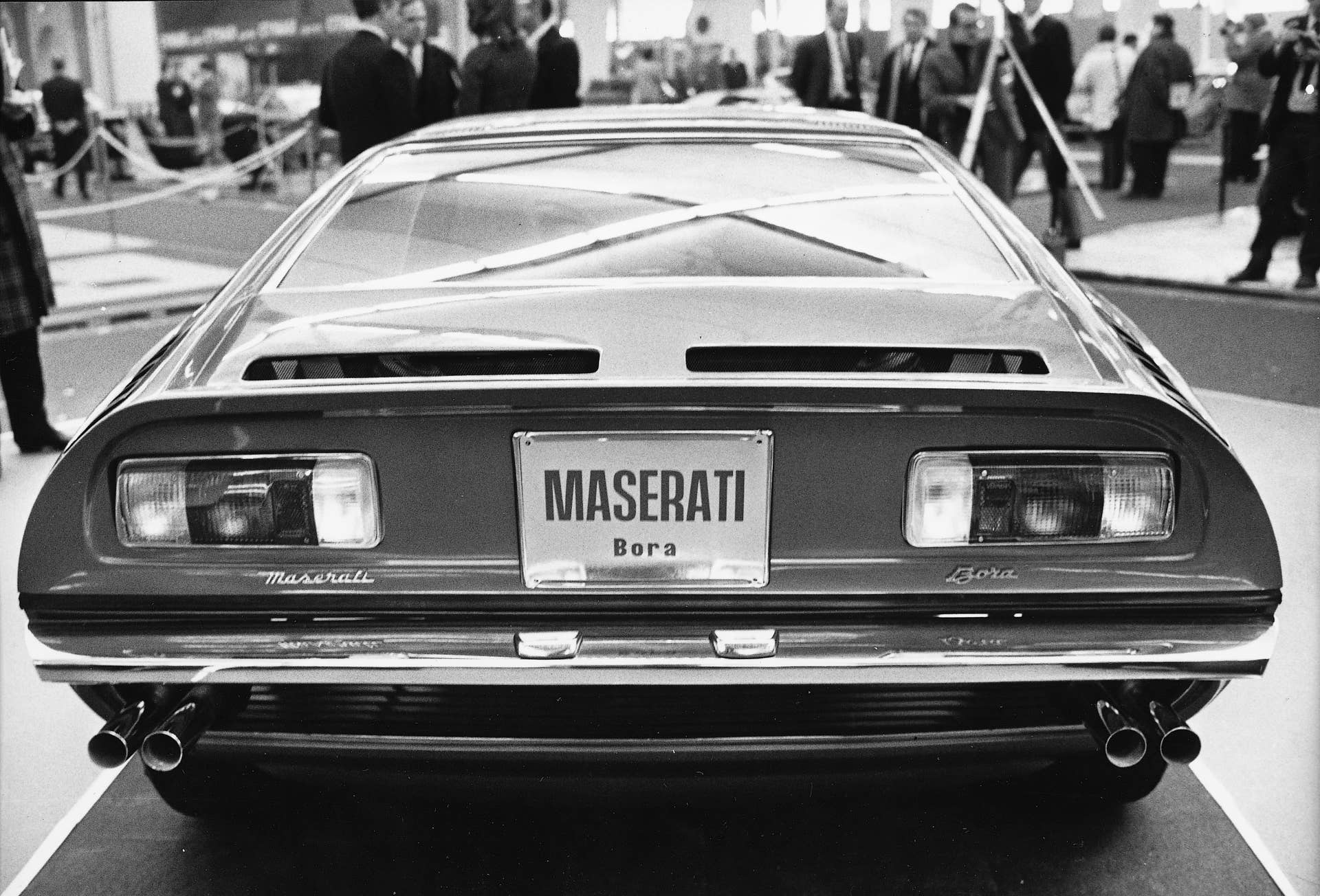 Bora - Coupè 2 posti Carrozzeria Italdesign Presentazione della vettura al Salone di Ginevra 1971.