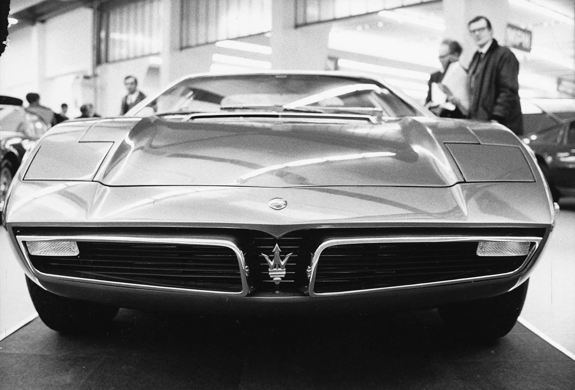 Bora - Coupè 2 posti Carrozzeria Italdesign Motore posteriore Presentazione dell'auto in occasione del Salone di Ginevra.