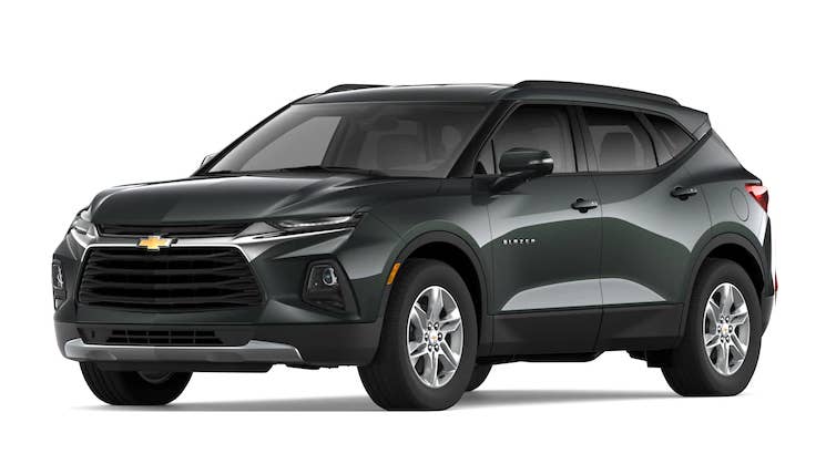 2019 Chevrolet Blazer Paint Choices