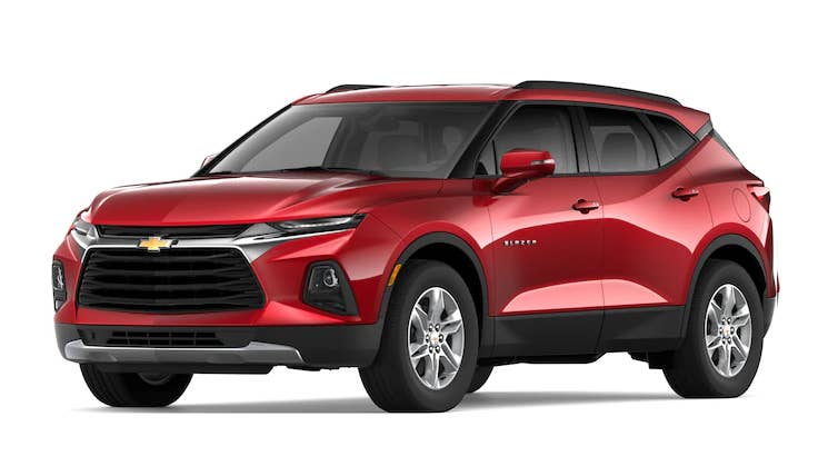 2019 Chevrolet Blazer Paint Choices