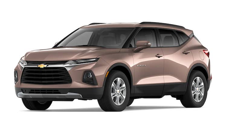2019 Chevrolet Blazer Paint Choices