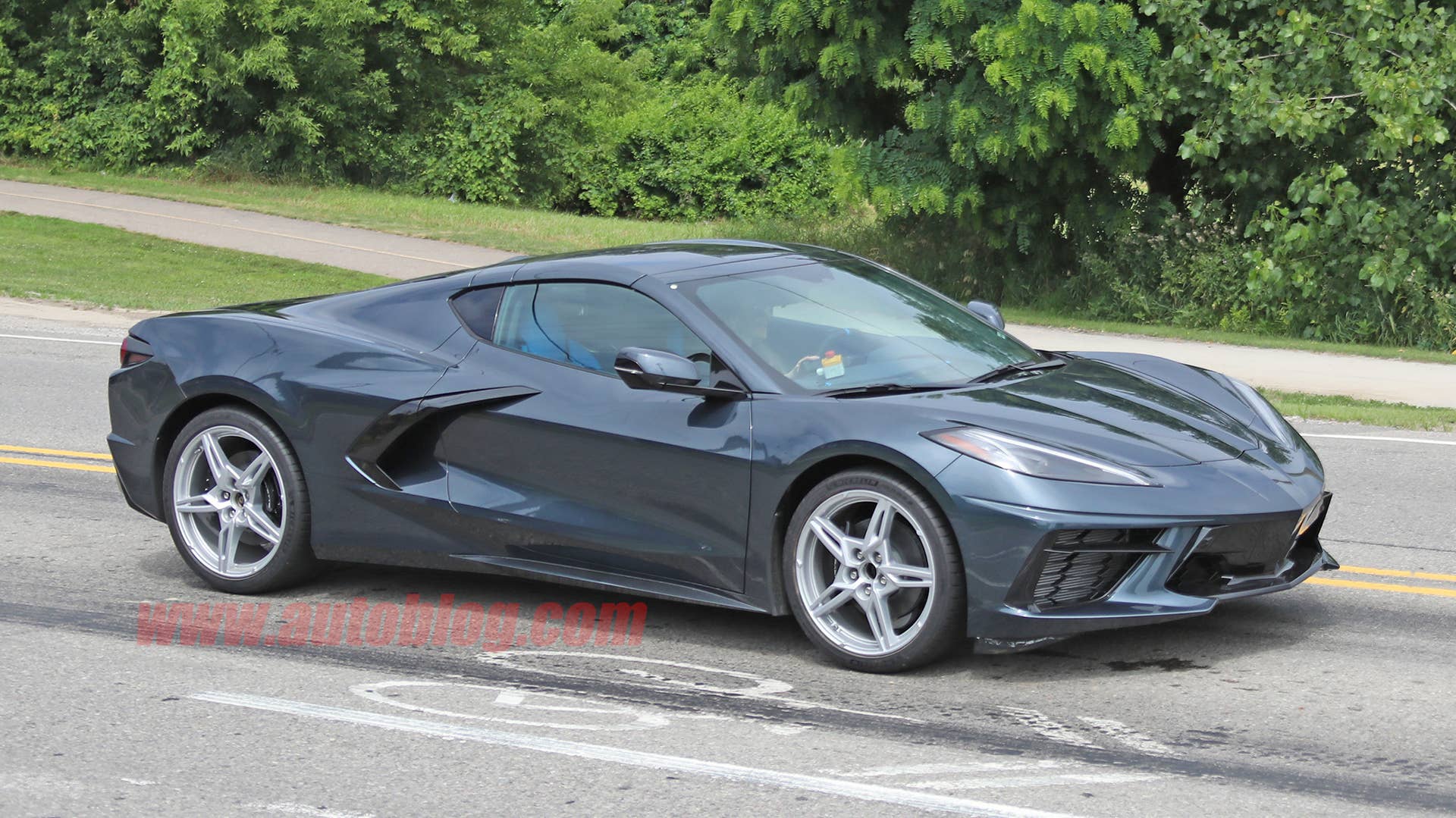 2020 Chevy Corvette Stingray in dark gray
