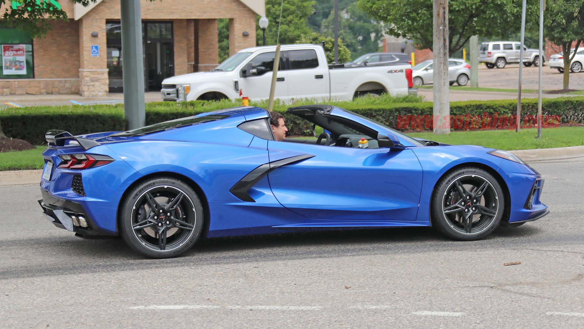 2020 Chevy Corvette Stingray in metallic blue