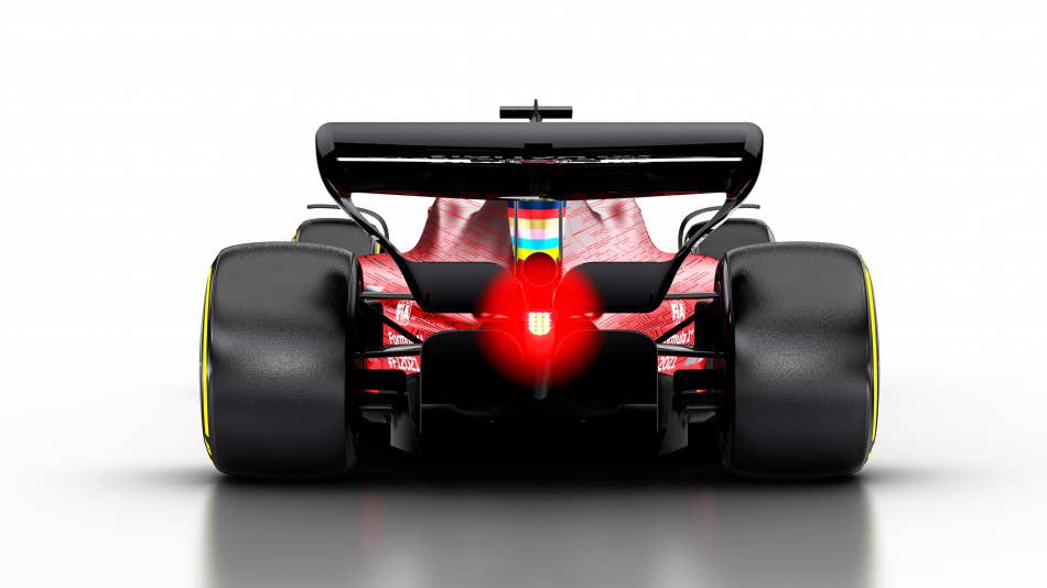 2021 Formula 1 race car rendering