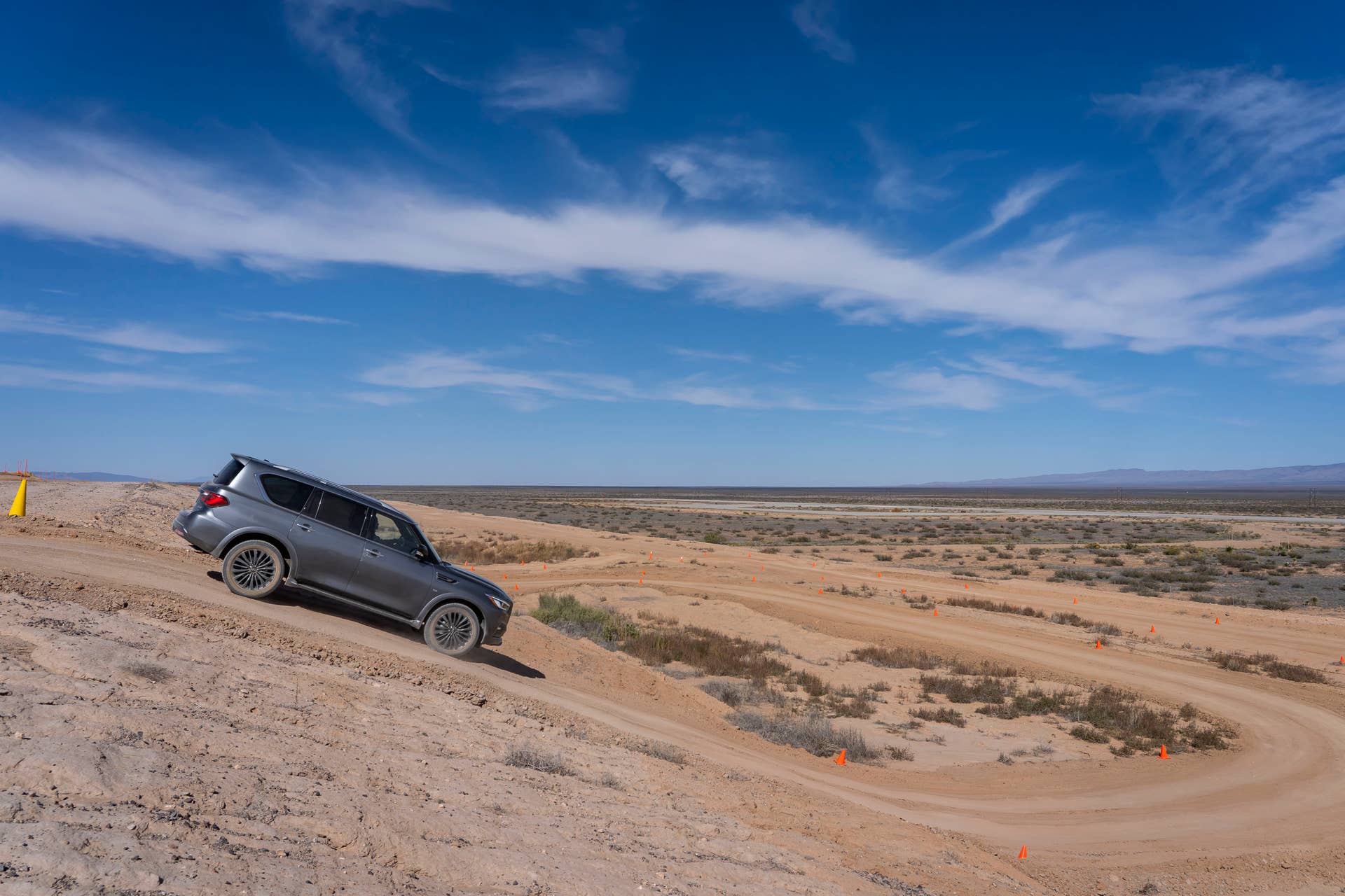 The 2020 QX80 is offered in three models: the QX80 LUXE, QX80 LUXE 4WD and the QX80 LIMITED 4WD – which includes exclusive exterior and interior treatments such as dark, machine-finished 22-inch forged aluminum wheels; two-tone, quilted semi-aniline leather with Alcantara® seats, contrast piping and stitching; satin chrome exterior trim, roof rails and crossbars.