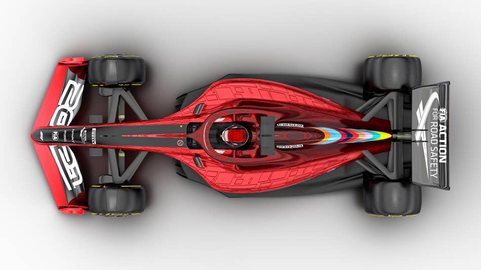 2021 Formula 1 race car rendering