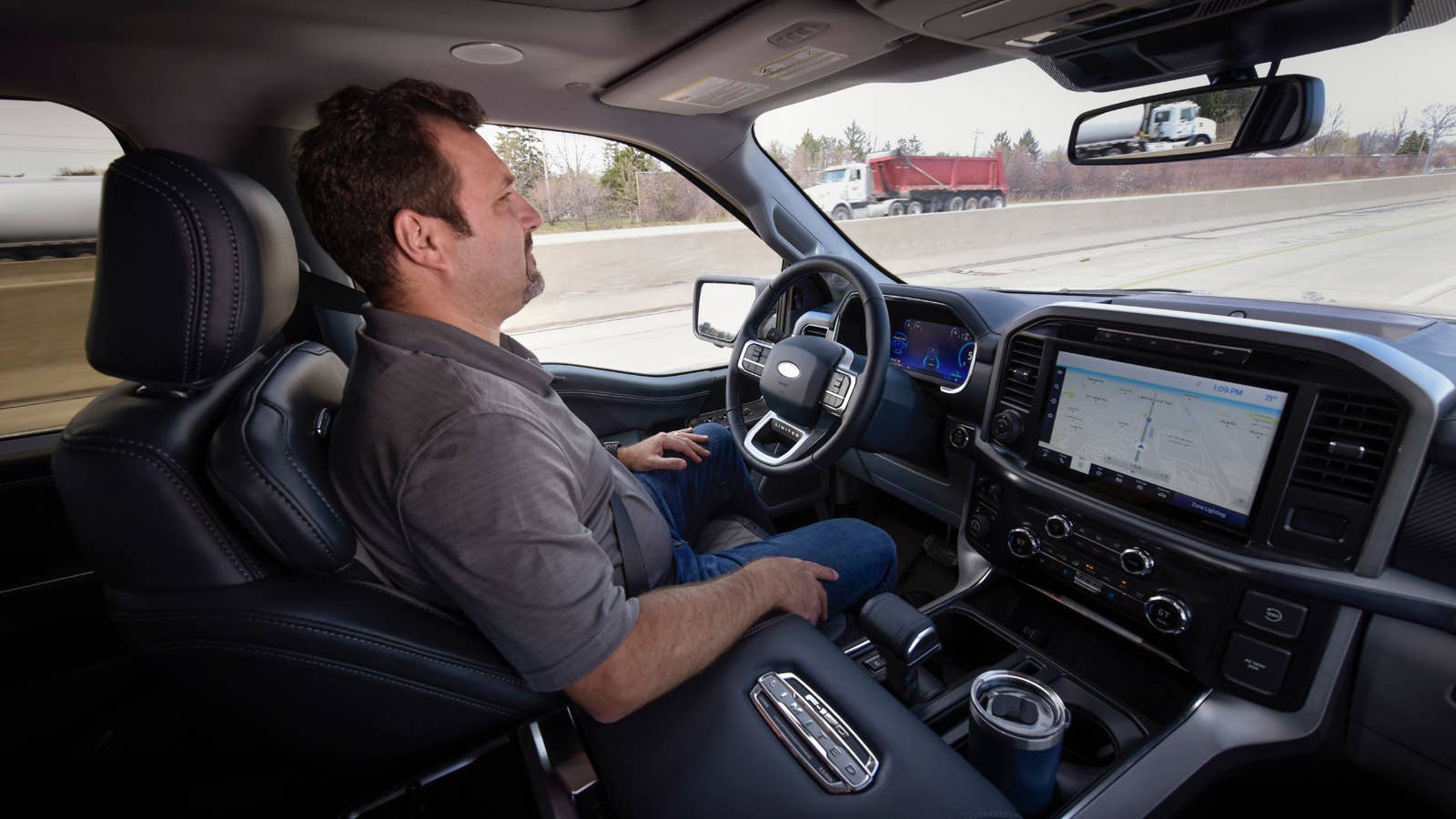 Ford will begin offering its new BlueCruise hands-free highway driving system to customers later this year after 500,000 miles of development testing and fine-tuning the technology on a journey across the United States and Canada. F-150 pictured.