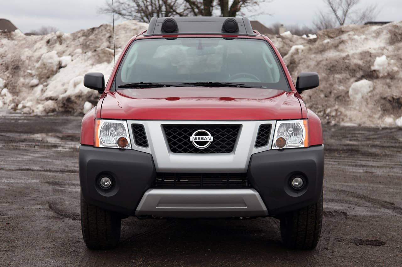 <p> 2011 Nissan Xterra Pro-4X front view</p>