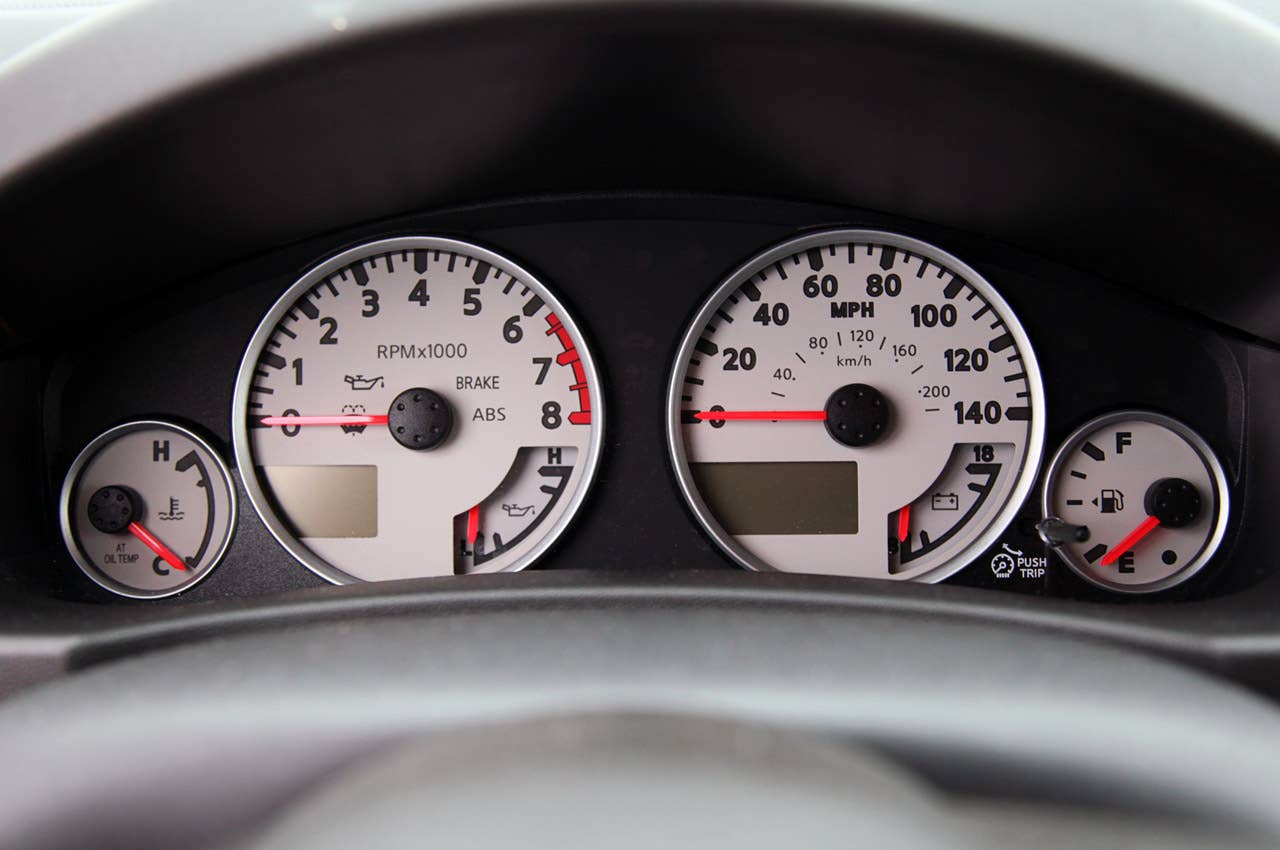 2011 Nissan Xterra Pro-4X gauges