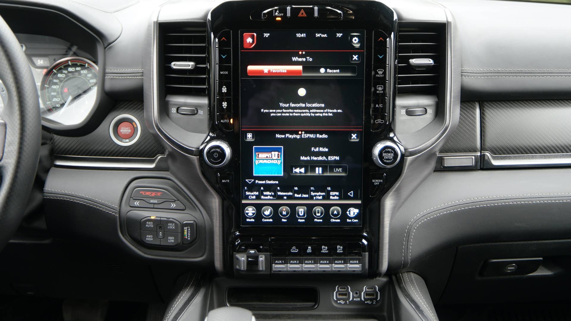 2021 Ram TRX interior