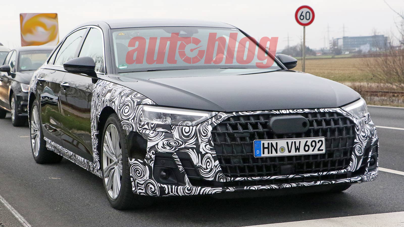 2022 Audi A8 prototype
