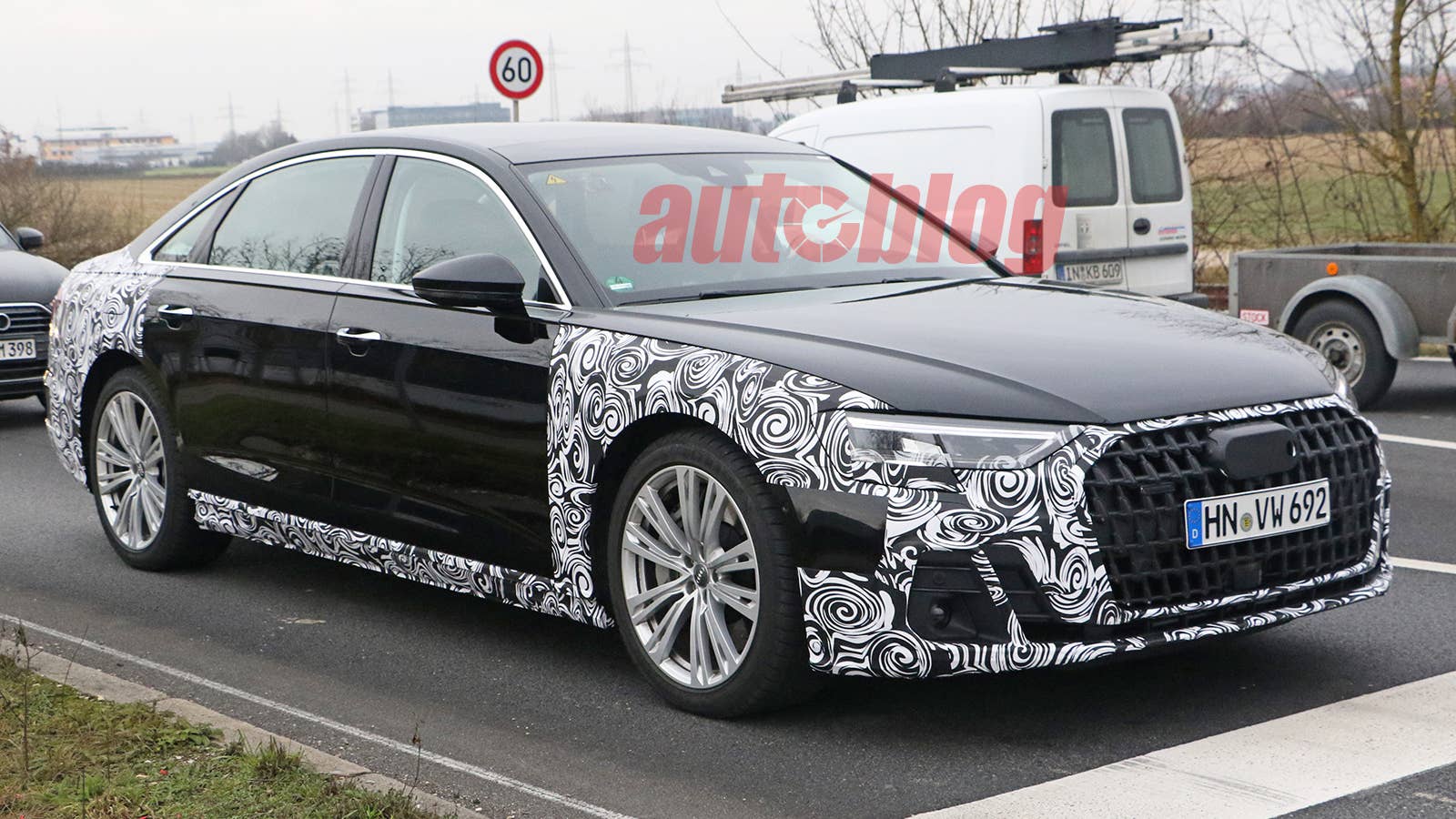 2022 Audi A8 prototype