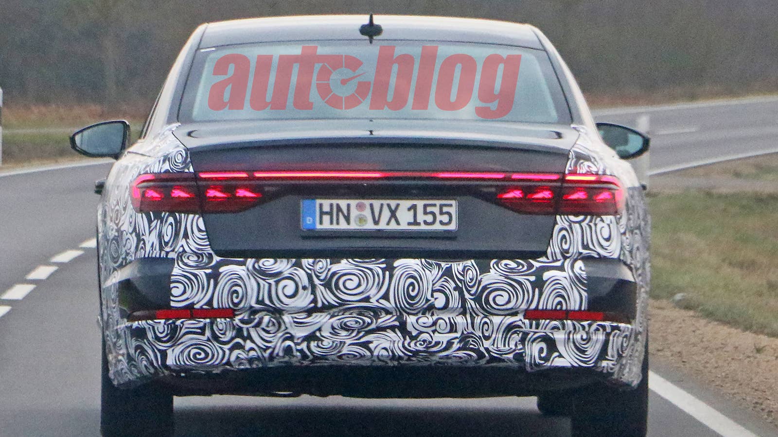2022 Audi A8 prototype