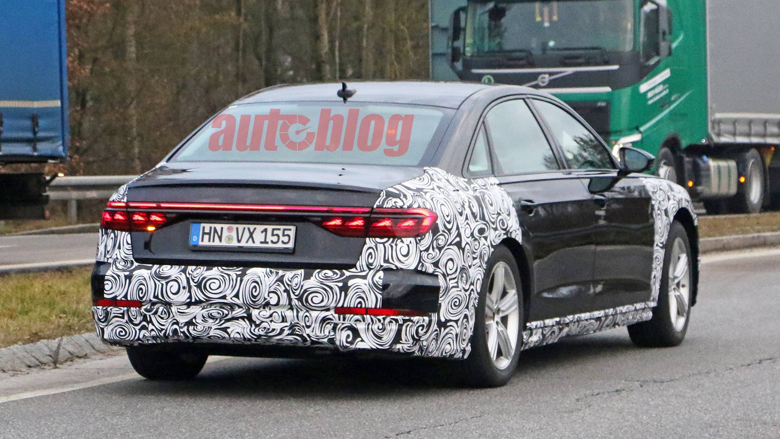 2022 Audi A8 prototype