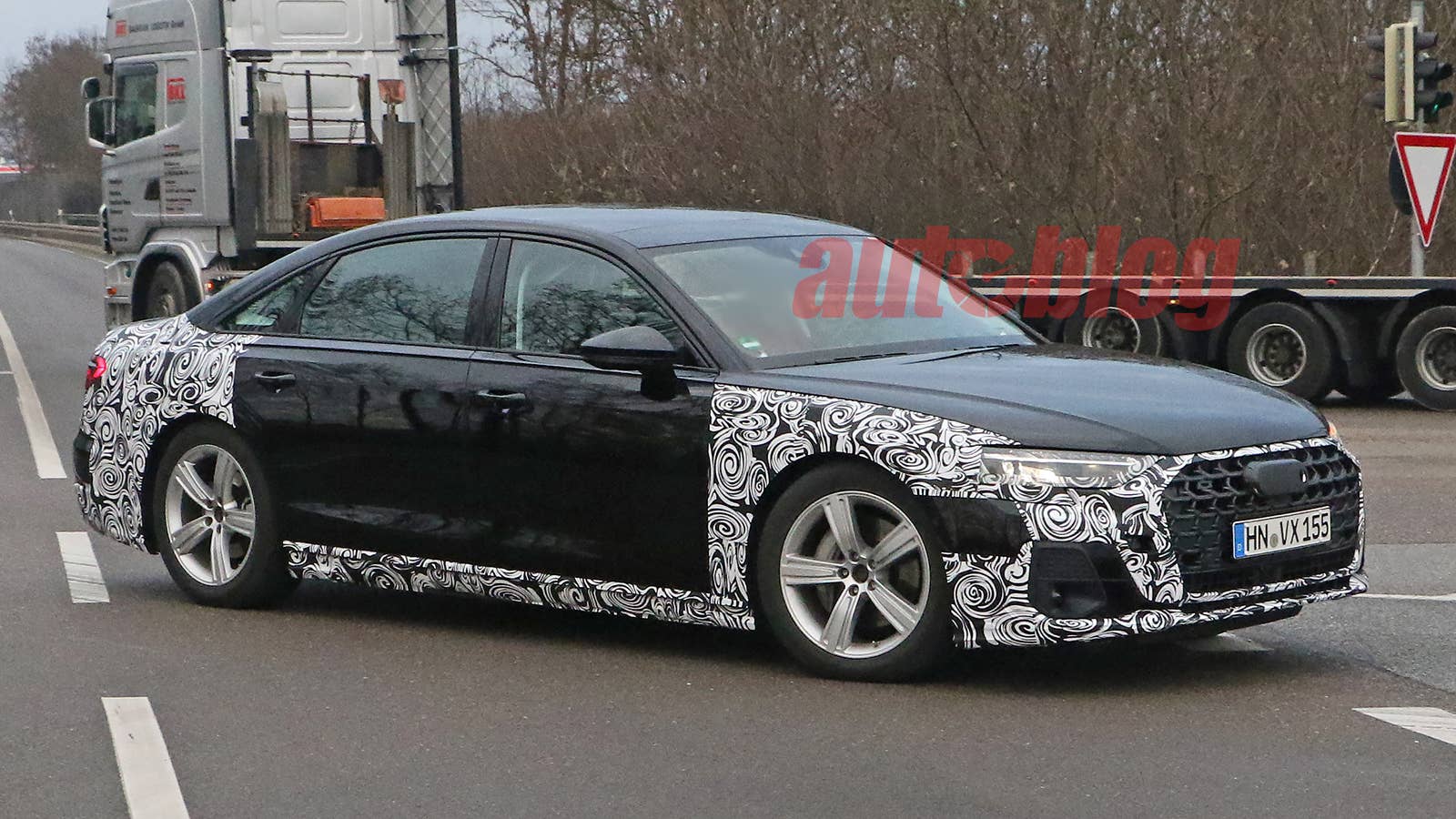 2022 Audi A8 prototype