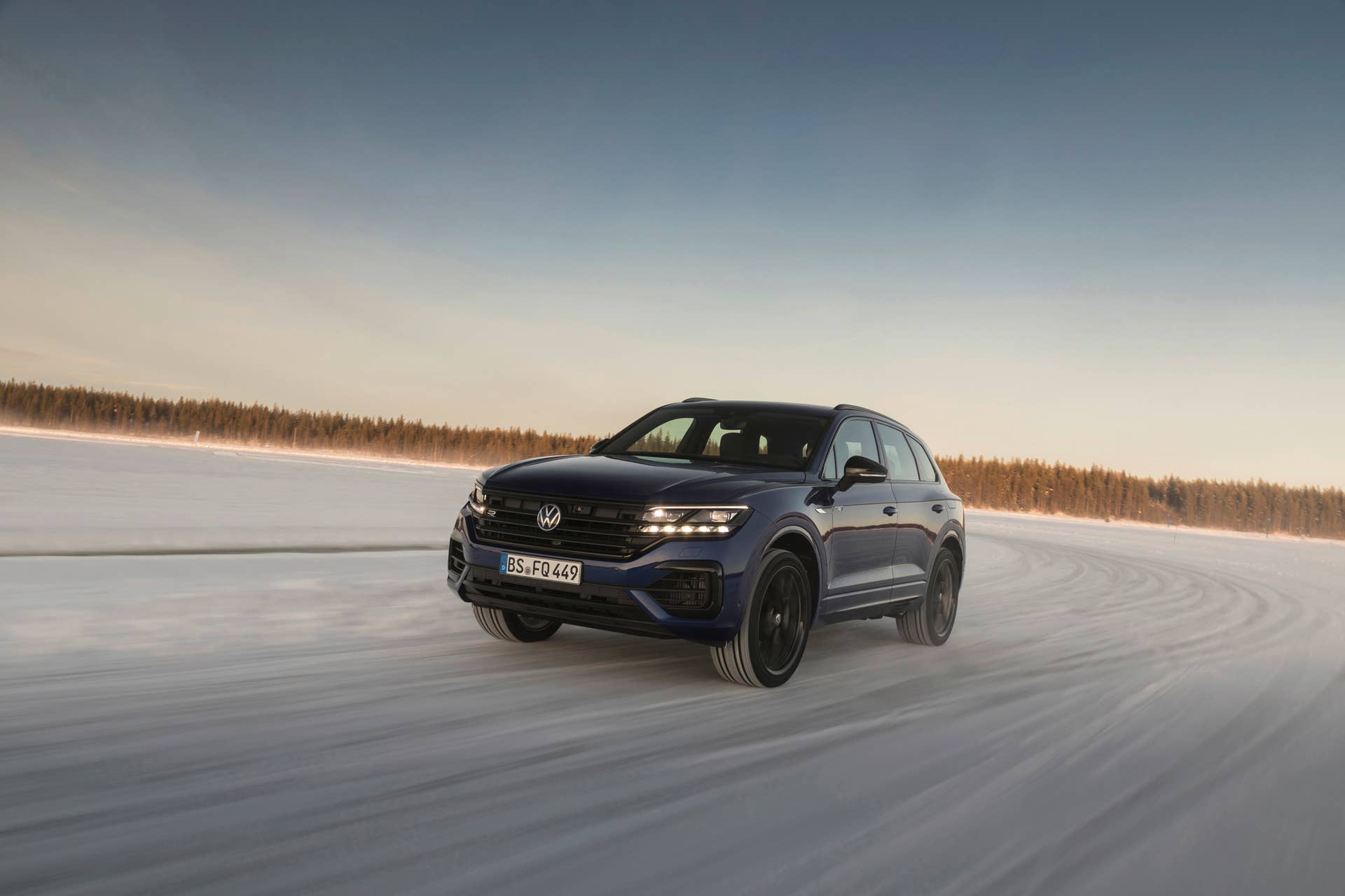 Volkswgaen launches its first plug-in hybrid R car, the Touareg R with a 456-hp powertrain and all-wheel drive.