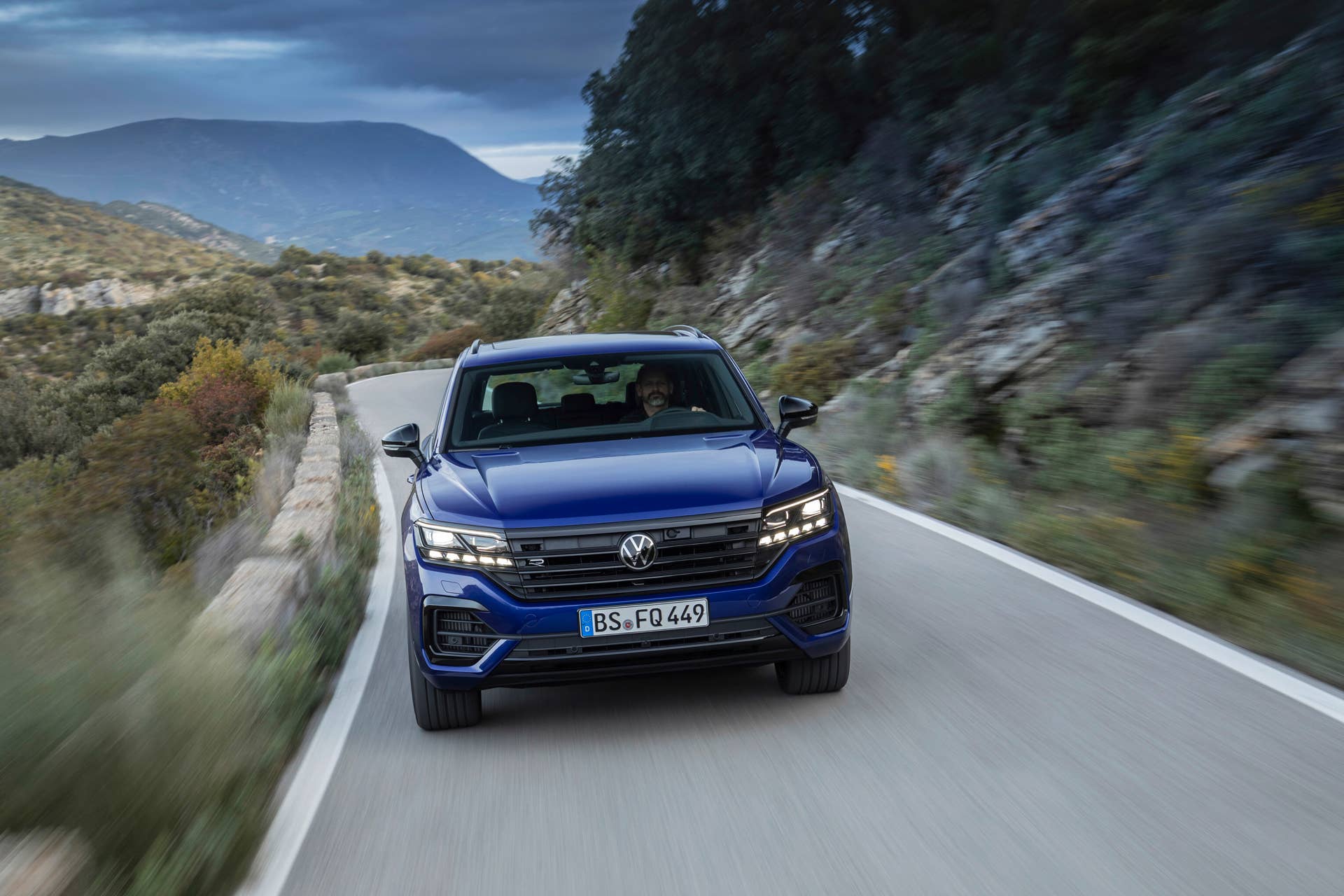 Volkswgaen launches its first plug-in hybrid R car, the Touareg R with a 456-hp powertrain and all-wheel drive.
