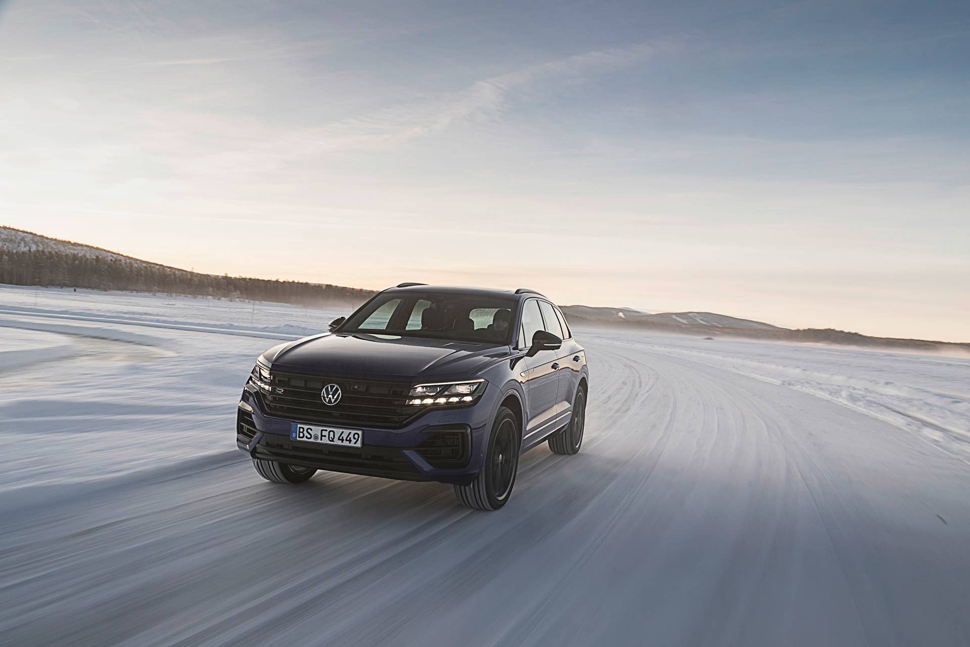 Volkswgaen launches its first plug-in hybrid R car, the Touareg R with a 456-hp powertrain and all-wheel drive.
