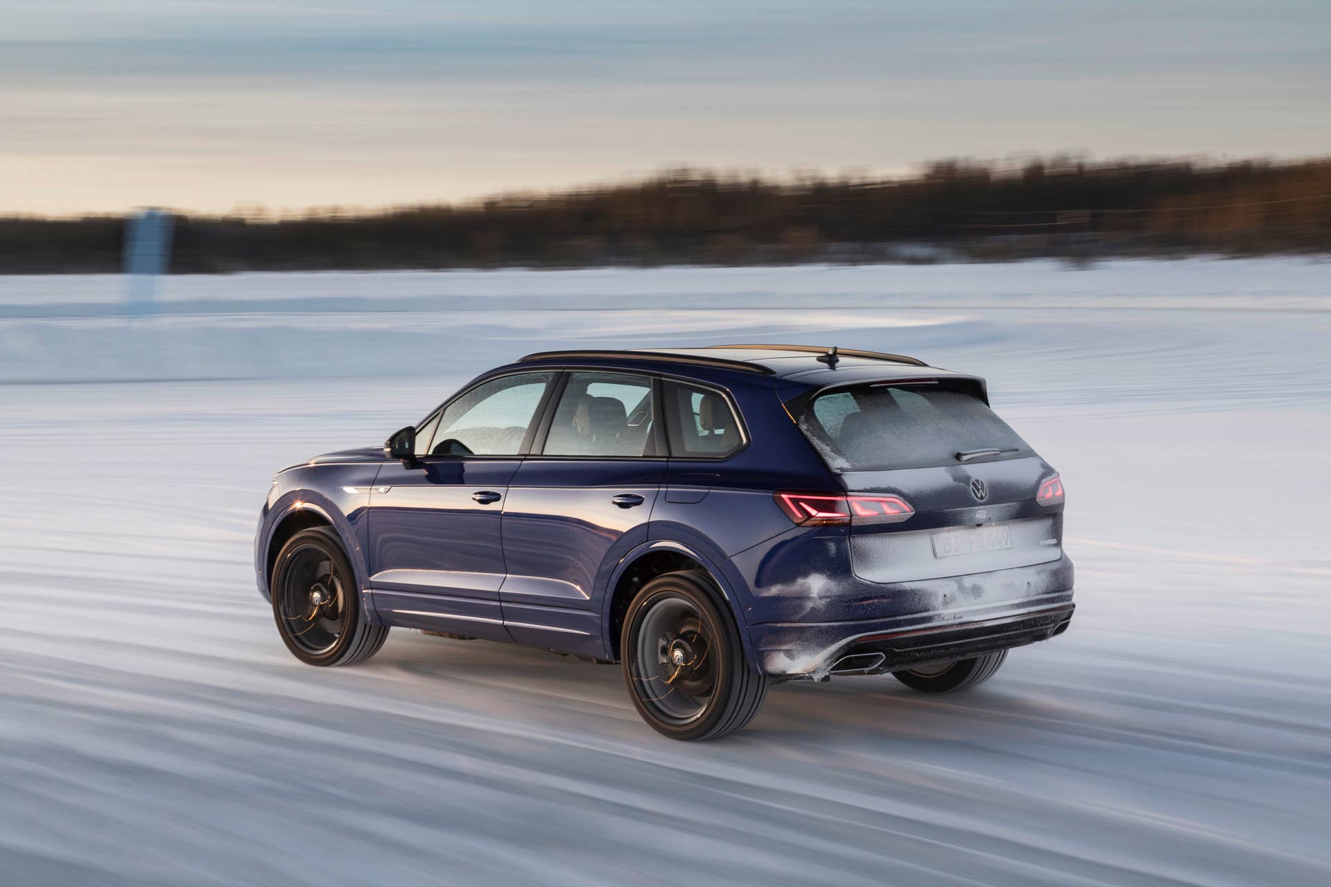 Volkswgaen launches its first plug-in hybrid R car, the Touareg R with a 456-hp powertrain and all-wheel drive.