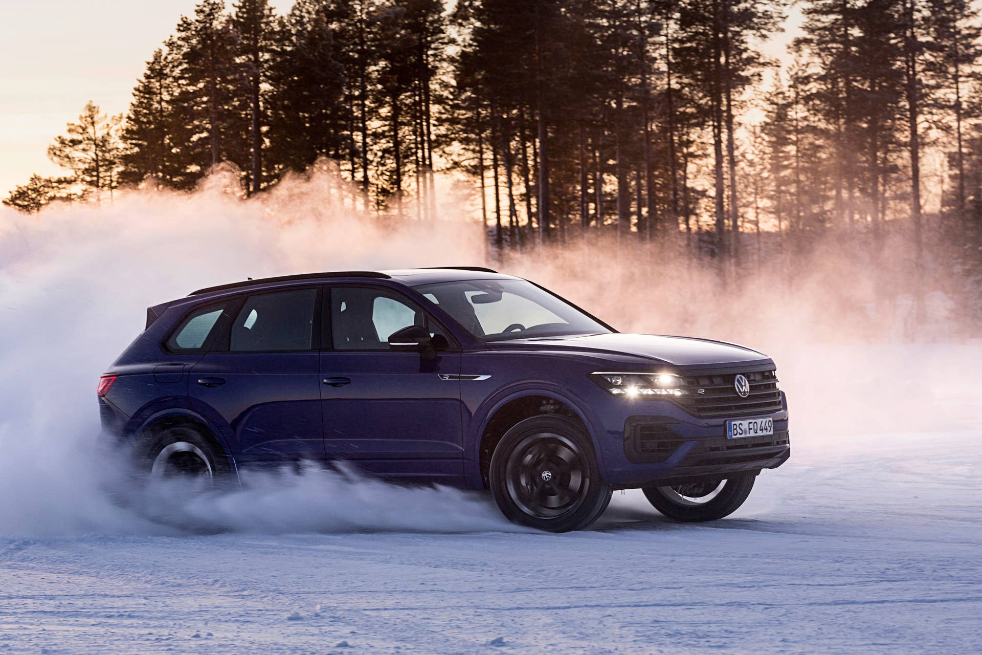 Volkswgaen launches its first plug-in hybrid R car, the Touareg R with a 456-hp powertrain and all-wheel drive.