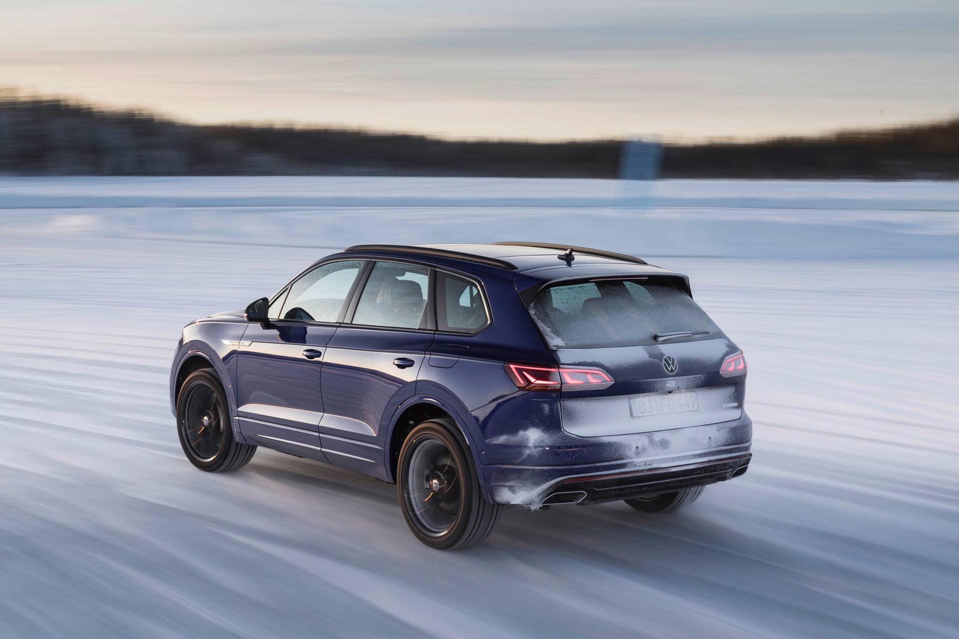 Volkswgaen launches its first plug-in hybrid R car, the Touareg R with a 456-hp powertrain and all-wheel drive.