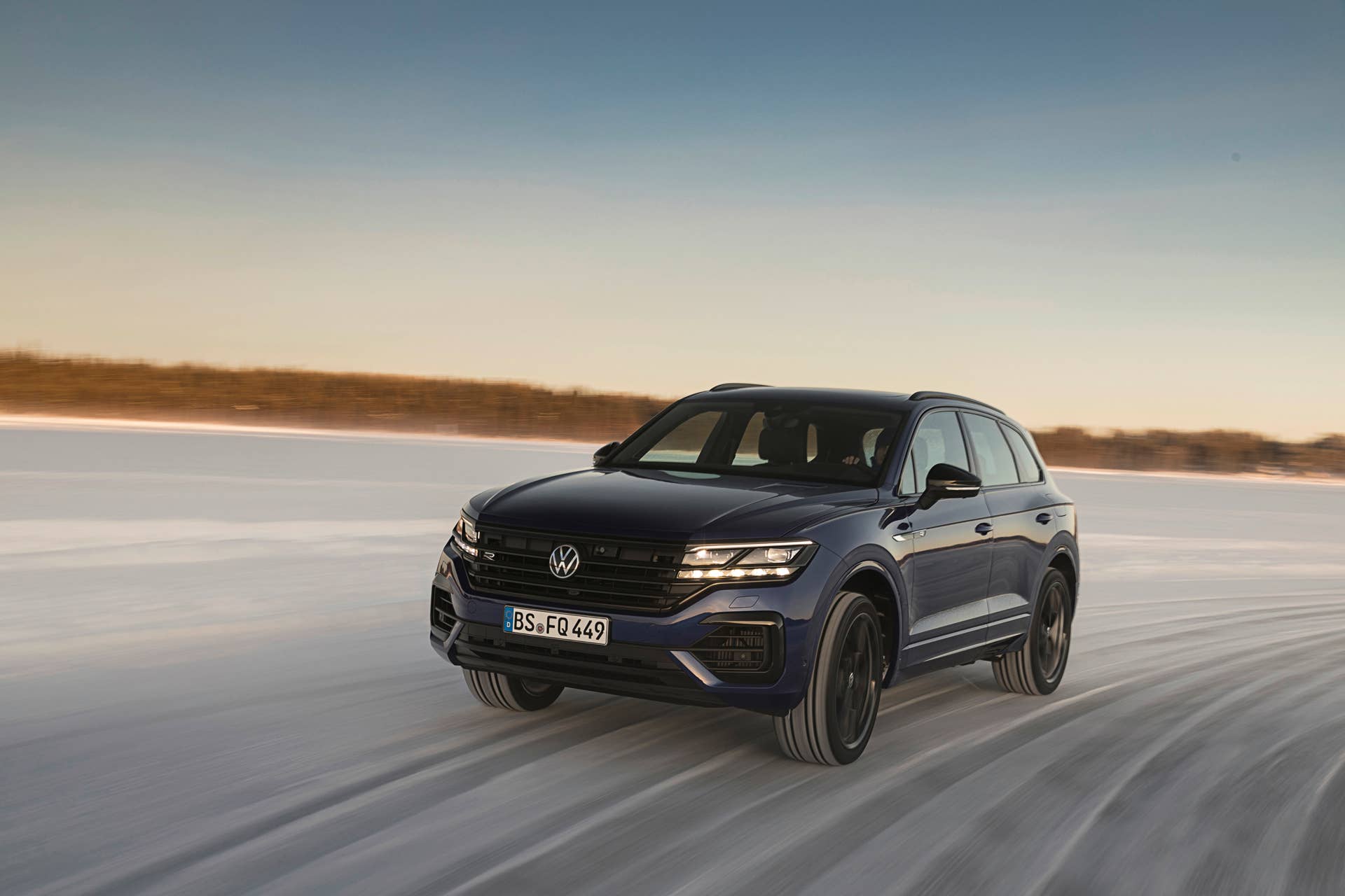 Volkswgaen launches its first plug-in hybrid R car, the Touareg R with a 456-hp powertrain and all-wheel drive.