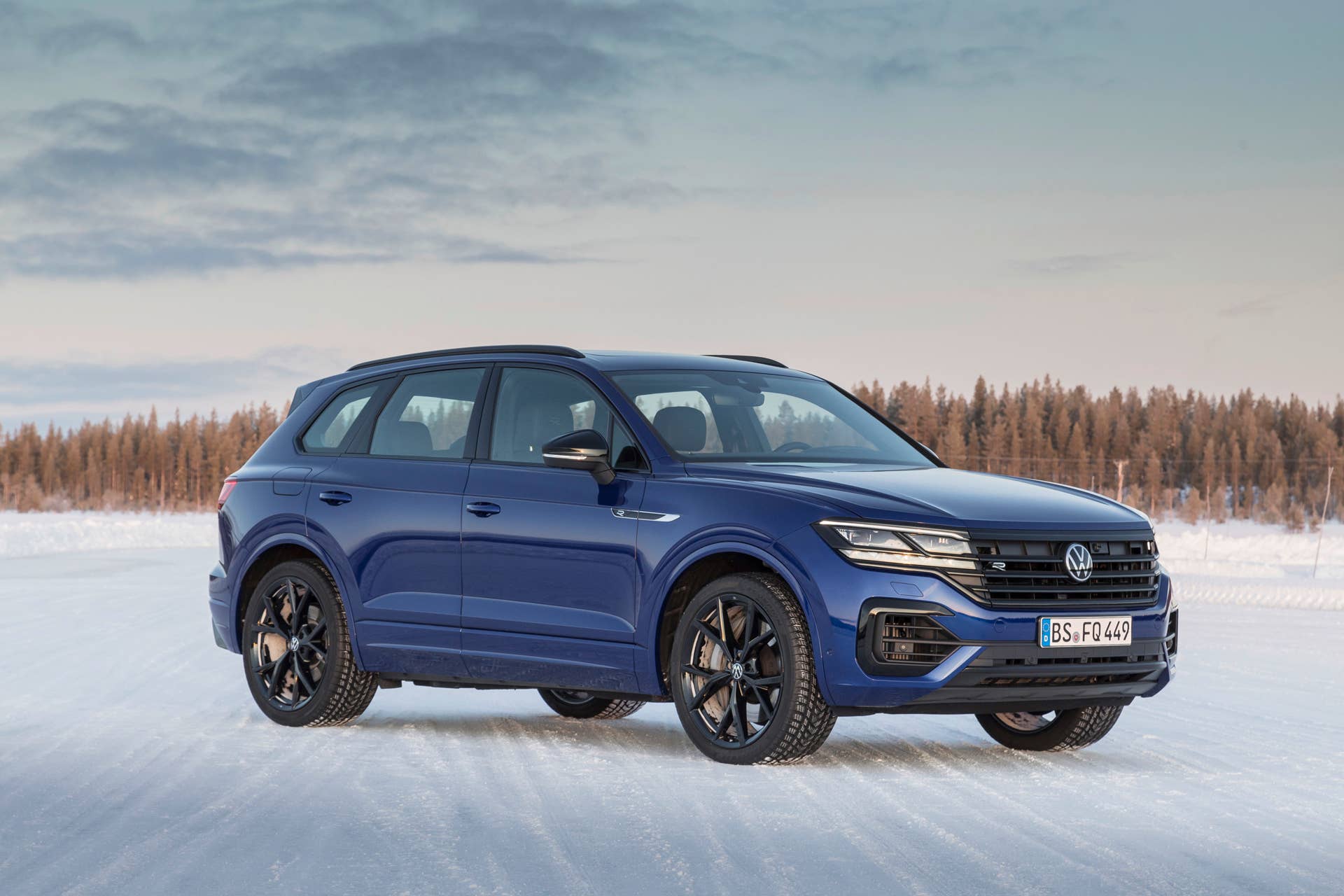 Volkswgaen launches its first plug-in hybrid R car, the Touareg R with a 456-hp powertrain and all-wheel drive.
