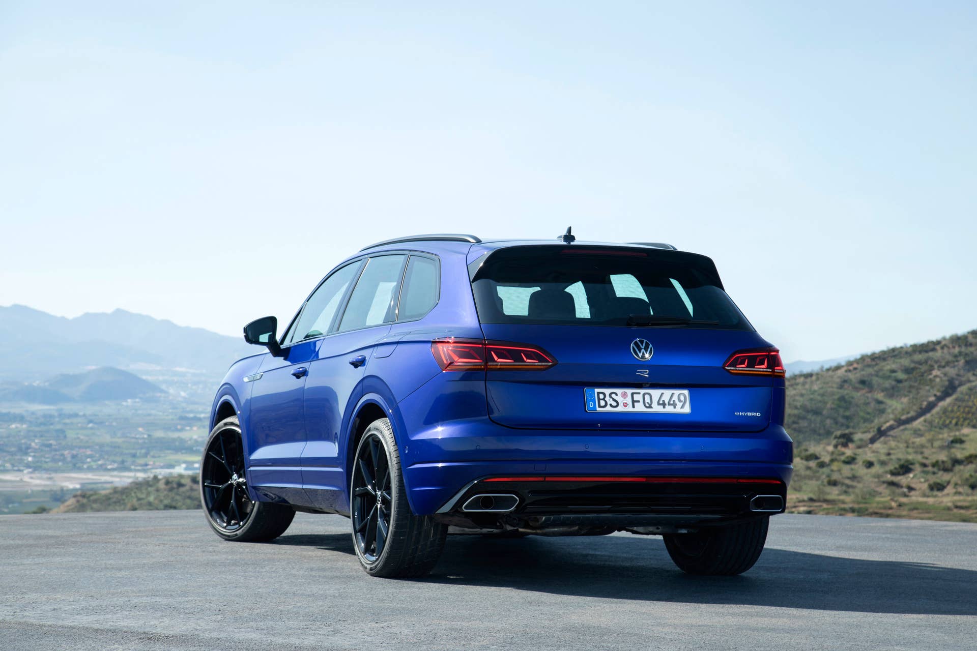 Volkswgaen launches its first plug-in hybrid R car, the Touareg R with a 456-hp powertrain and all-wheel drive.