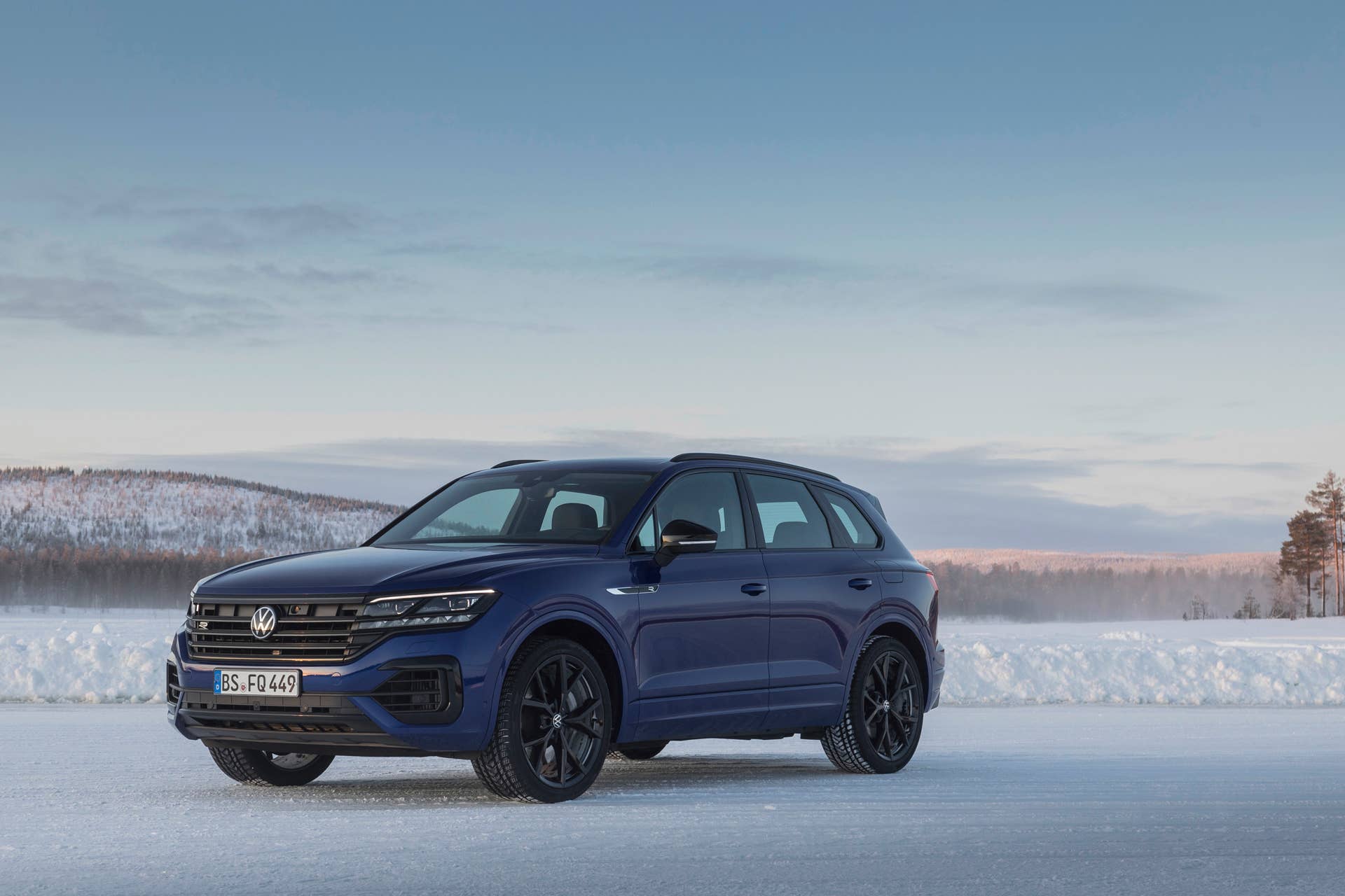 Volkswgaen launches its first plug-in hybrid R car, the Touareg R with a 456-hp powertrain and all-wheel drive.