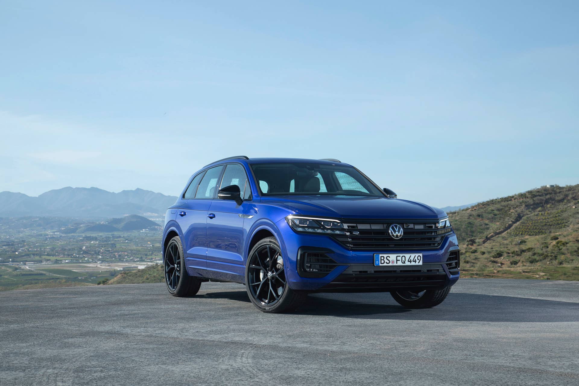 Volkswgaen launches its first plug-in hybrid R car, the Touareg R with a 456-hp powertrain and all-wheel drive.