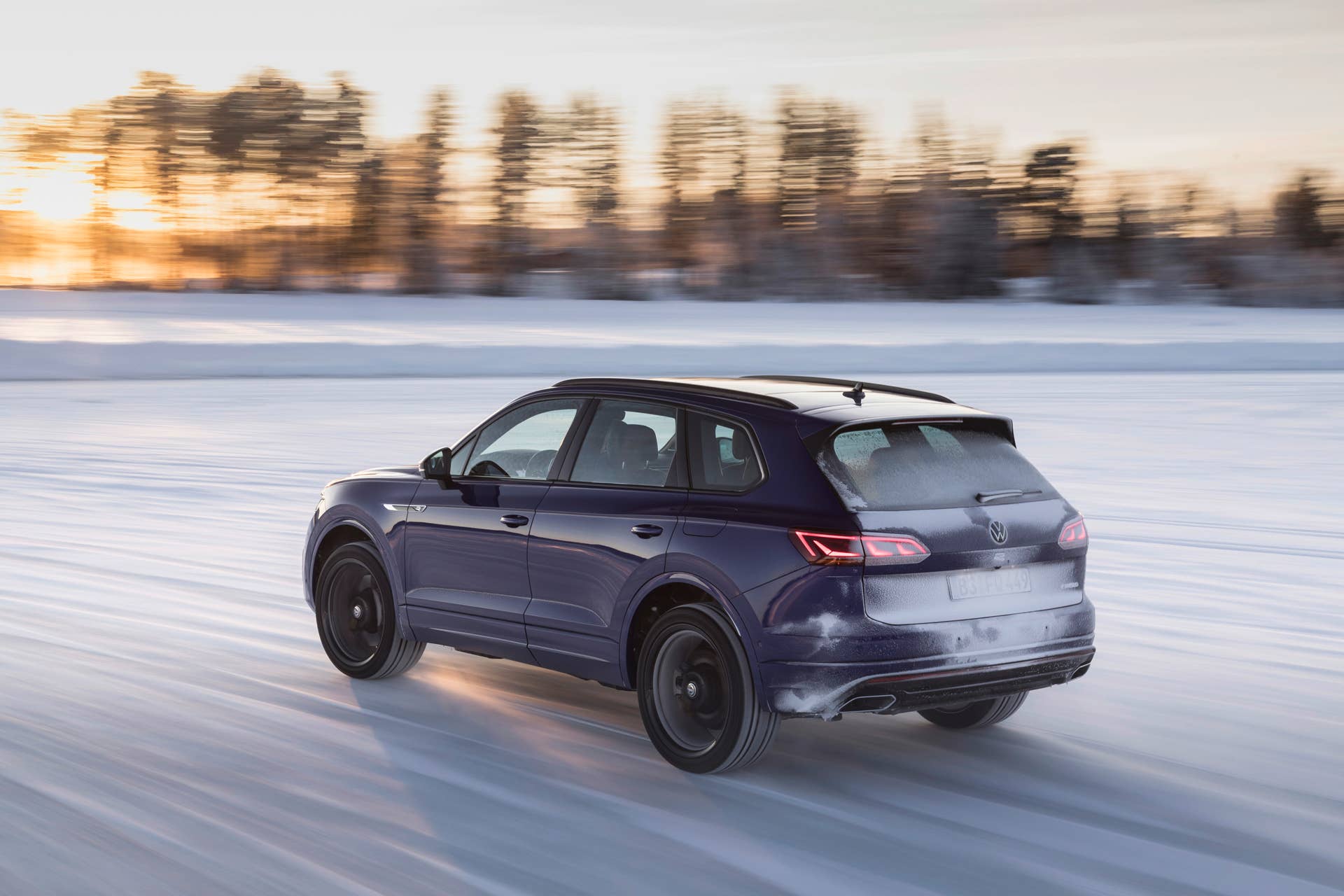Volkswgaen launches its first plug-in hybrid R car, the Touareg R with a 456-hp powertrain and all-wheel drive.