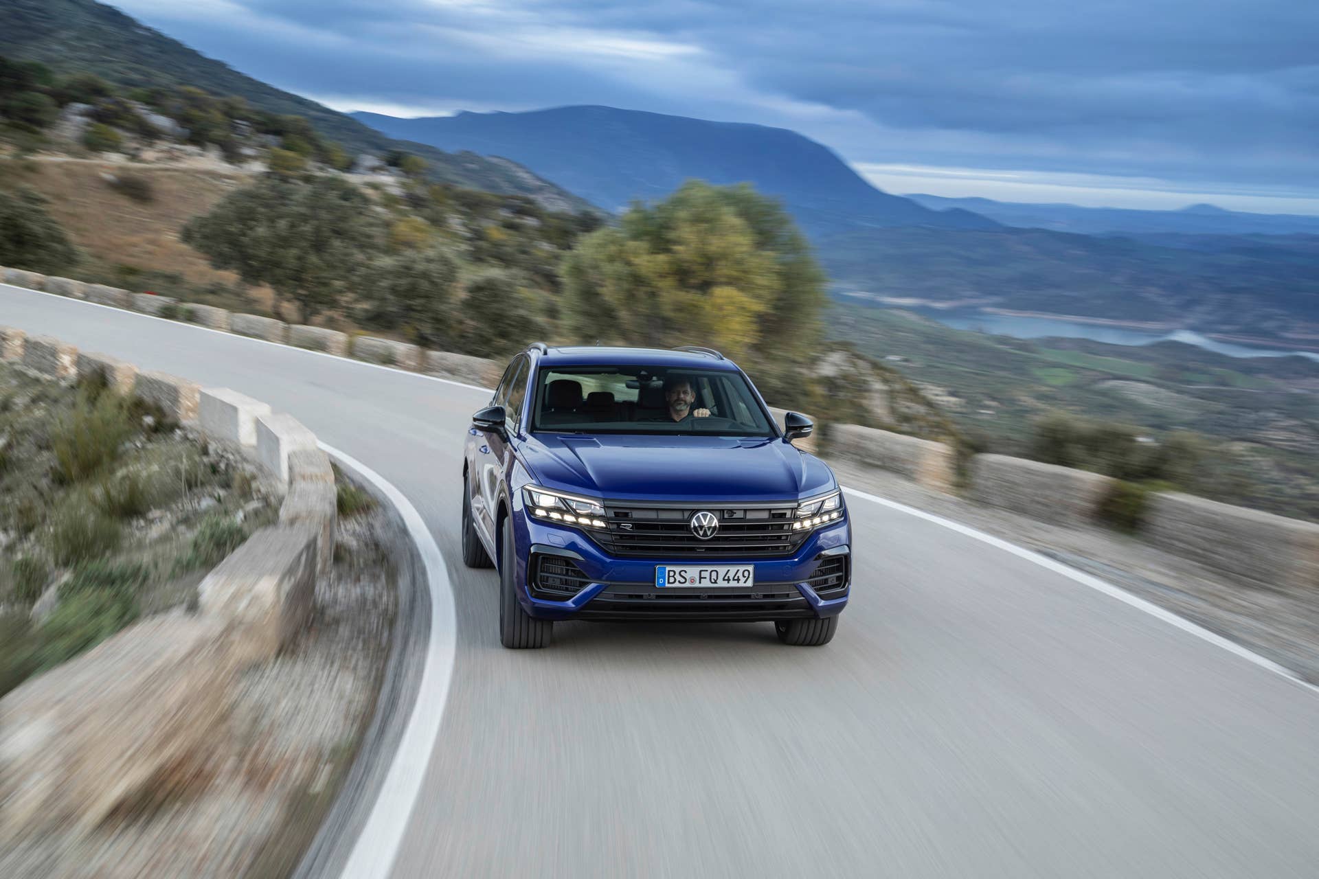 Volkswgaen launches its first plug-in hybrid R car, the Touareg R with a 456-hp powertrain and all-wheel drive.
