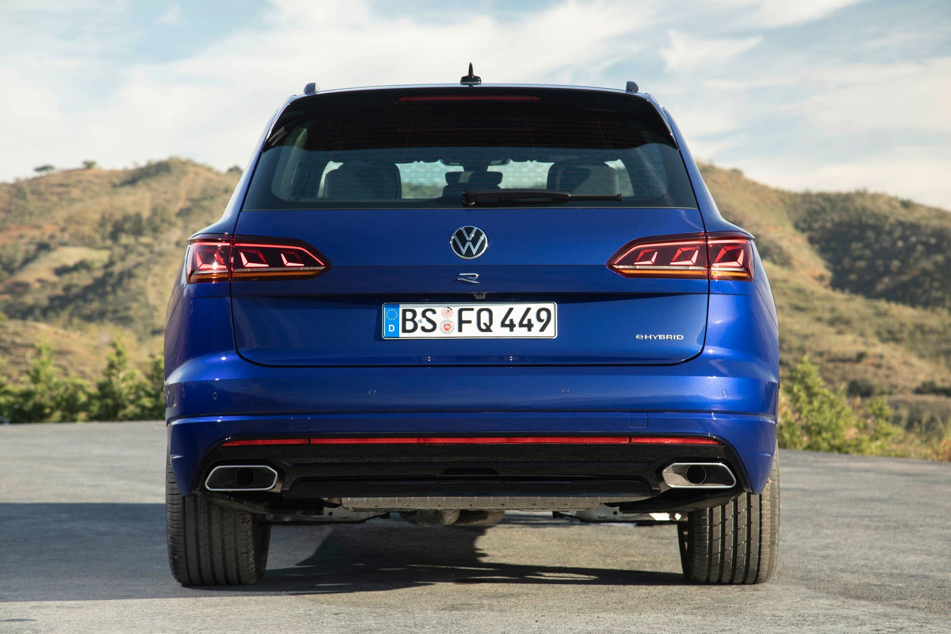 Volkswgaen launches its first plug-in hybrid R car, the Touareg R with a 456-hp powertrain and all-wheel drive.