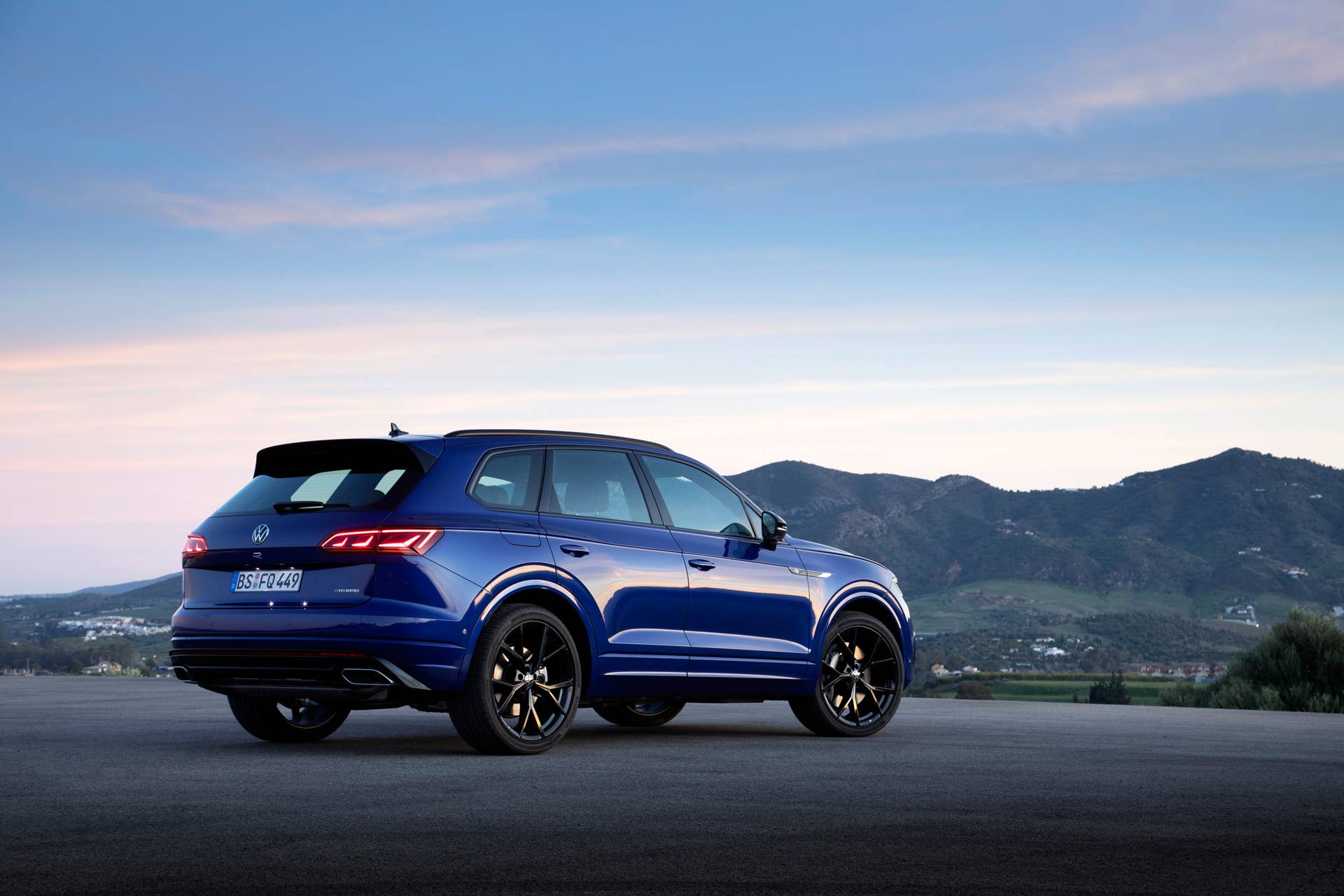 Volkswgaen launches its first plug-in hybrid R car, the Touareg R with a 456-hp powertrain and all-wheel drive.