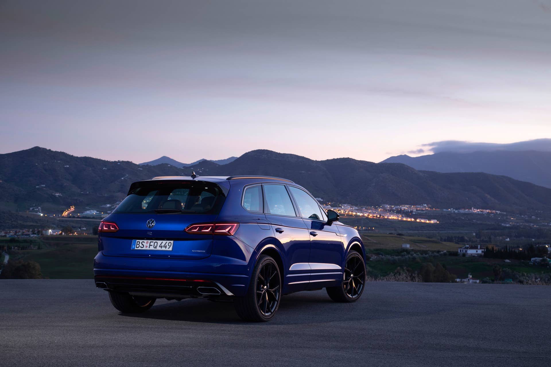 Volkswgaen launches its first plug-in hybrid R car, the Touareg R with a 456-hp powertrain and all-wheel drive.