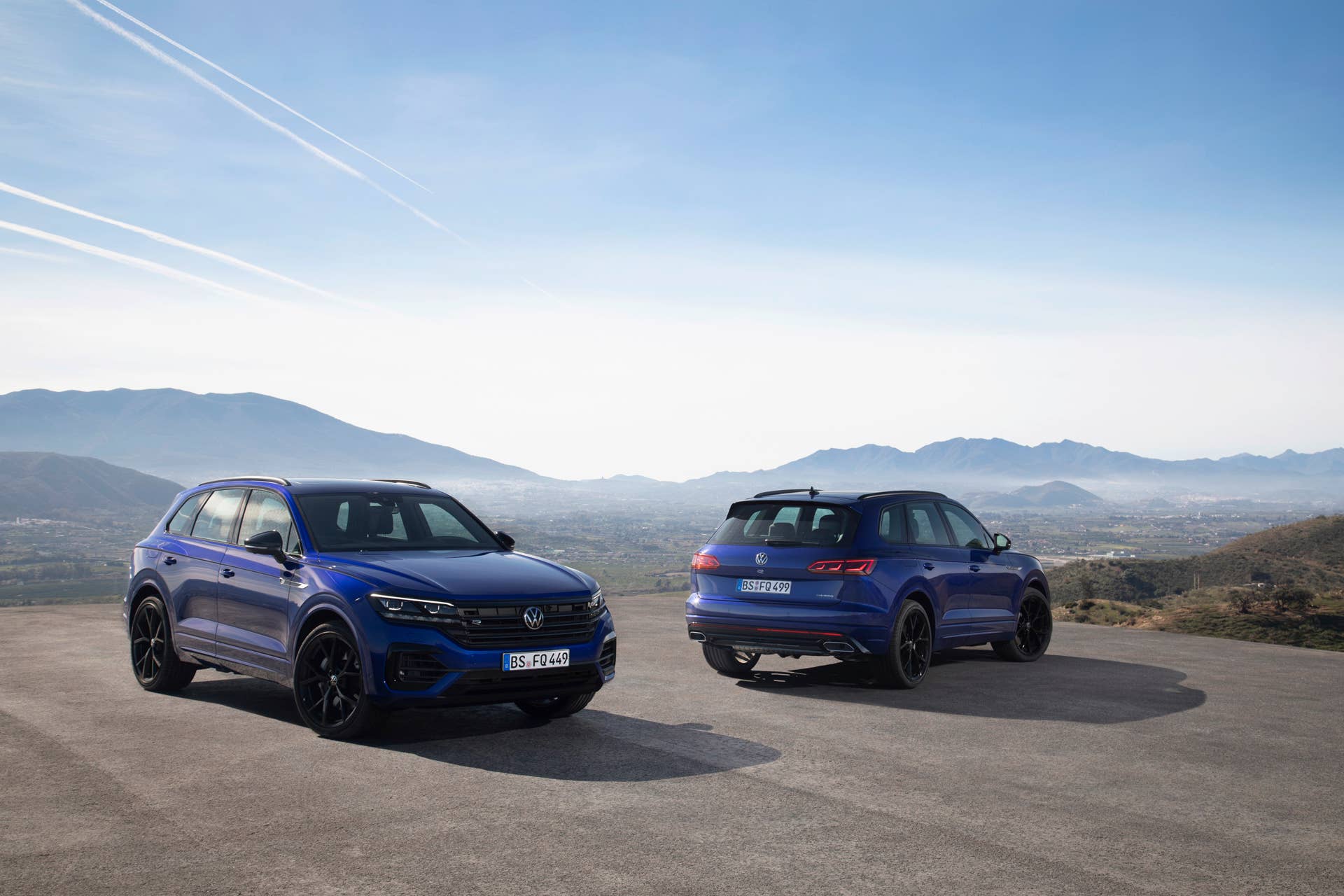 Volkswgaen launches its first plug-in hybrid R car, the Touareg R with a 456-hp powertrain and all-wheel drive.