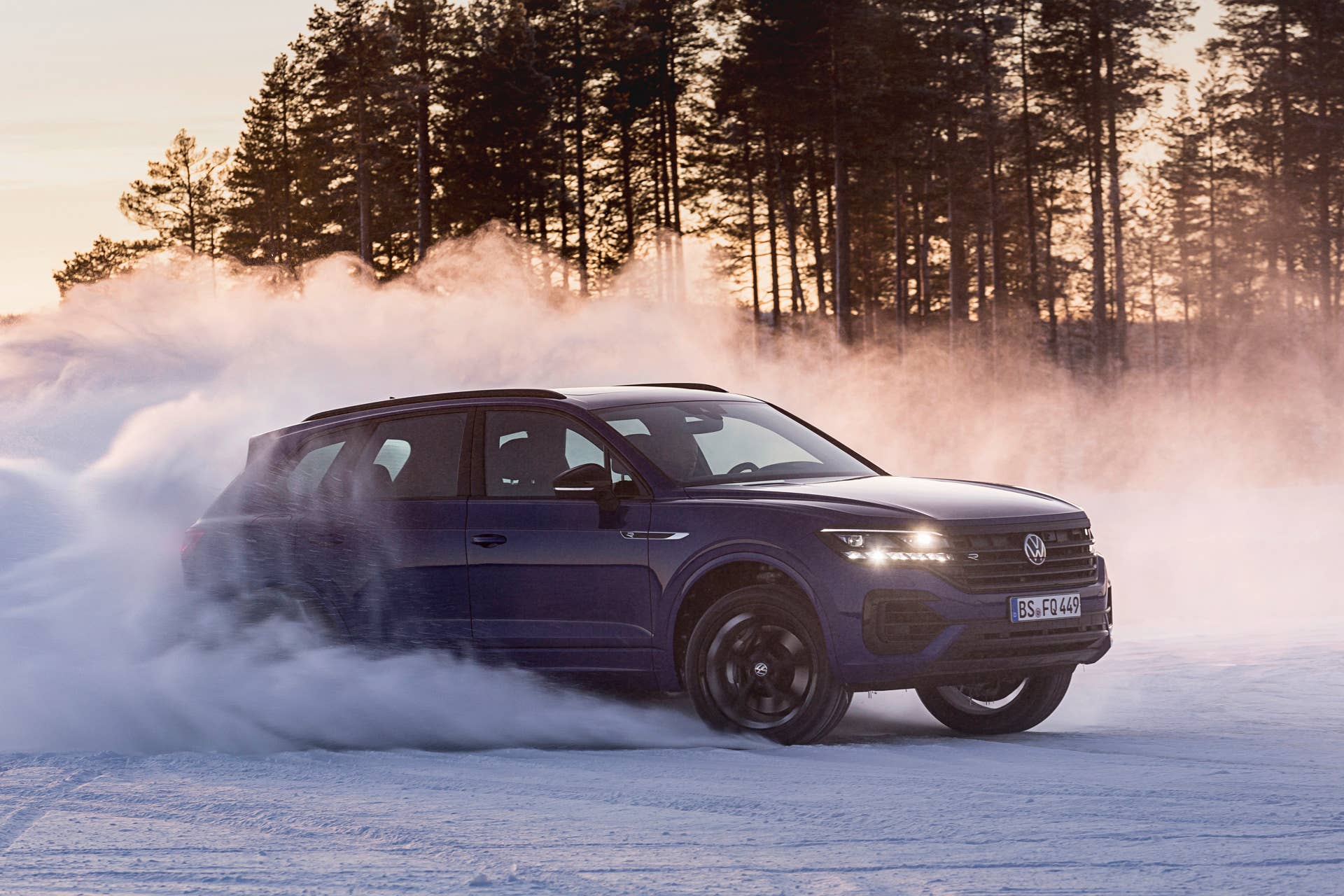 Volkswgaen launches its first plug-in hybrid R car, the Touareg R with a 456-hp powertrain and all-wheel drive.