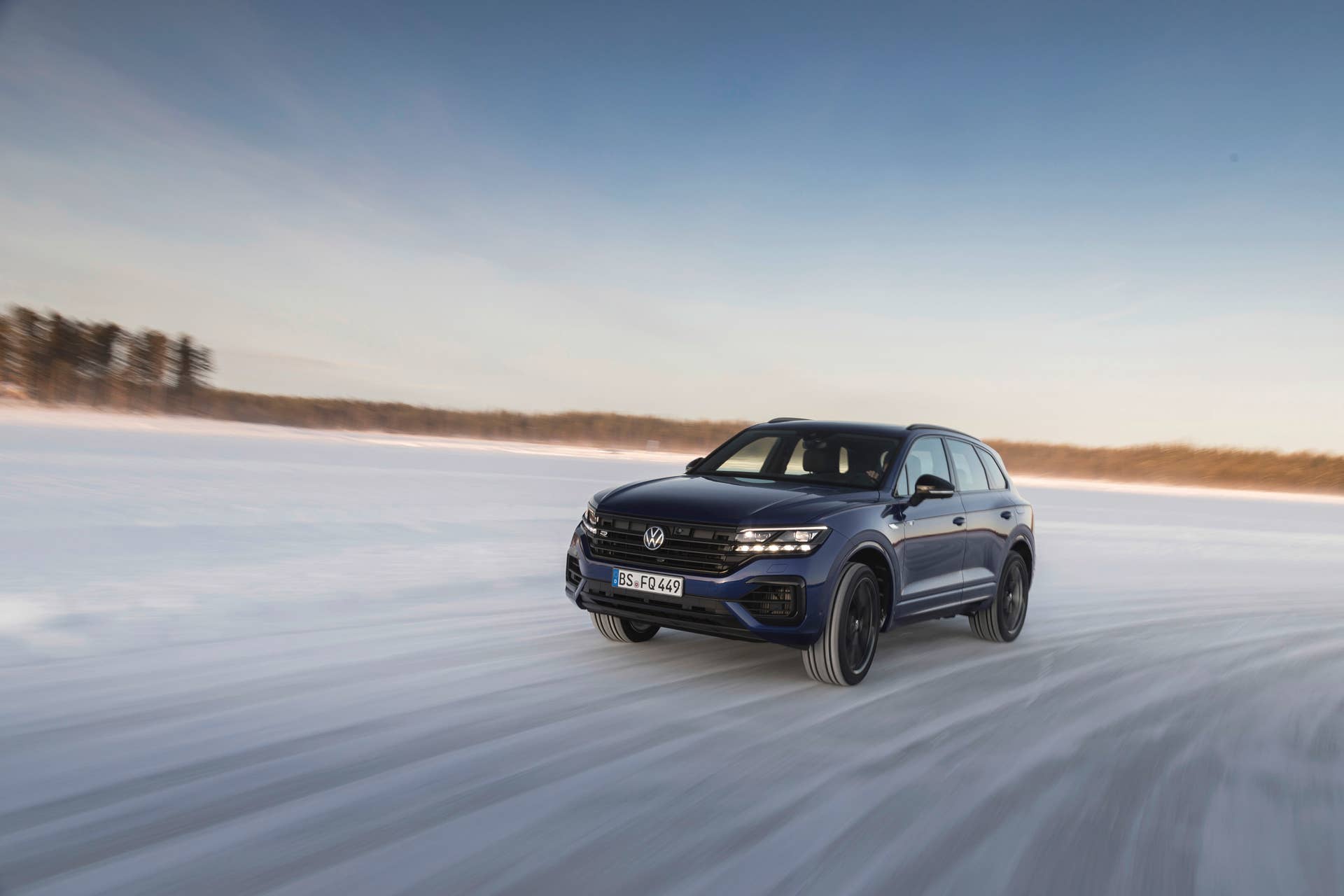 Volkswgaen launches its first plug-in hybrid R car, the Touareg R with a 456-hp powertrain and all-wheel drive.