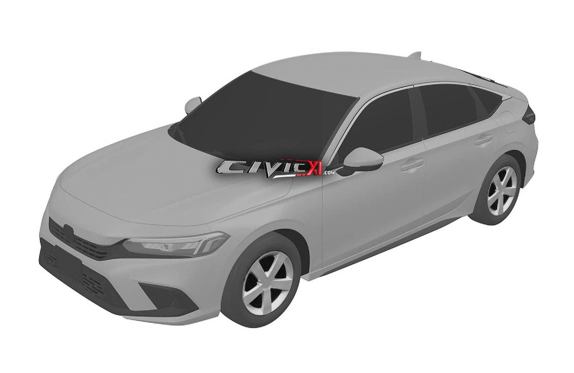 2022 Honda Civic hatchback rendering