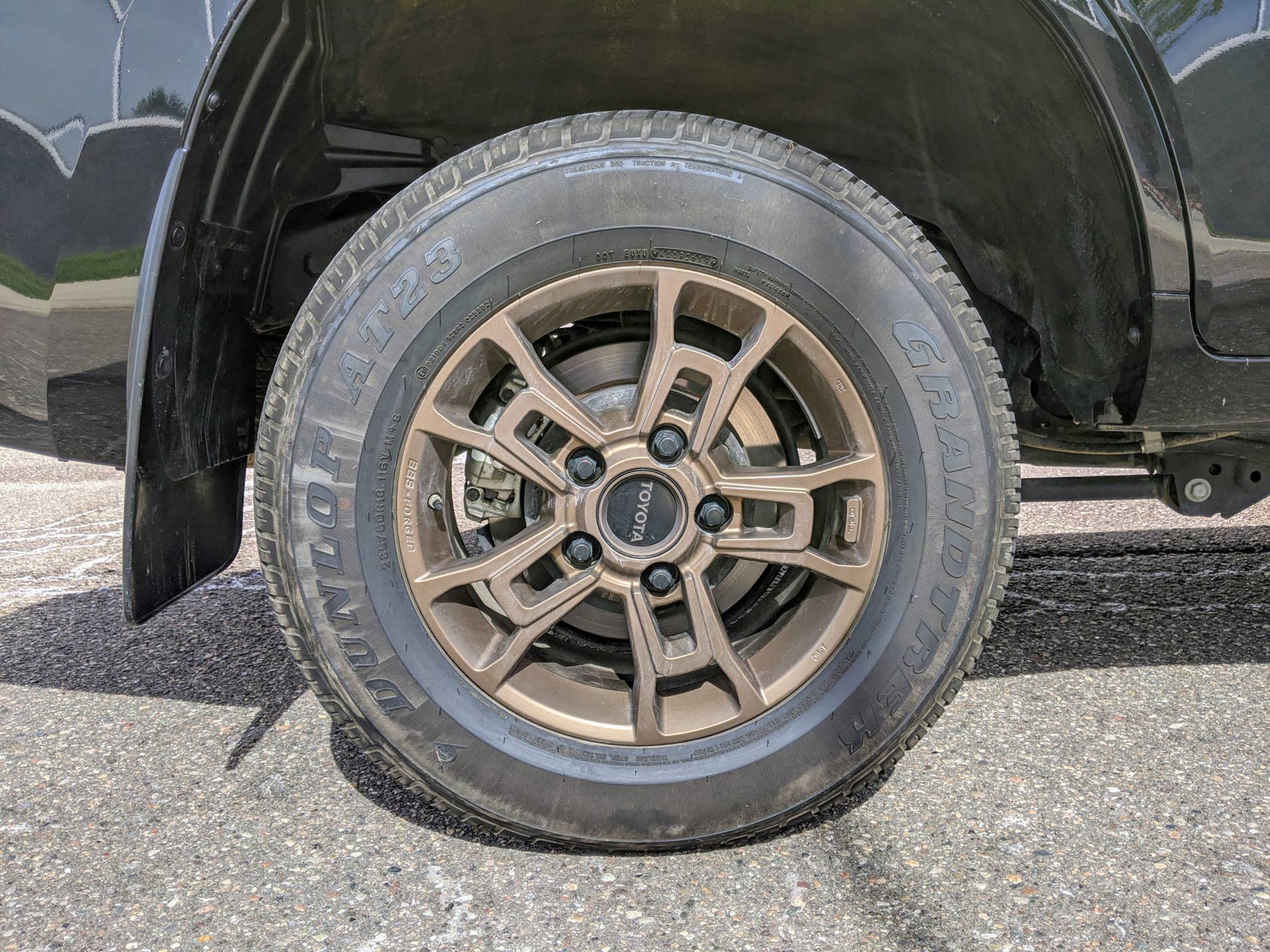 The 2020 Toyota Land Cruiser Heritage Edition features 18-inch BBS alloy wheels.