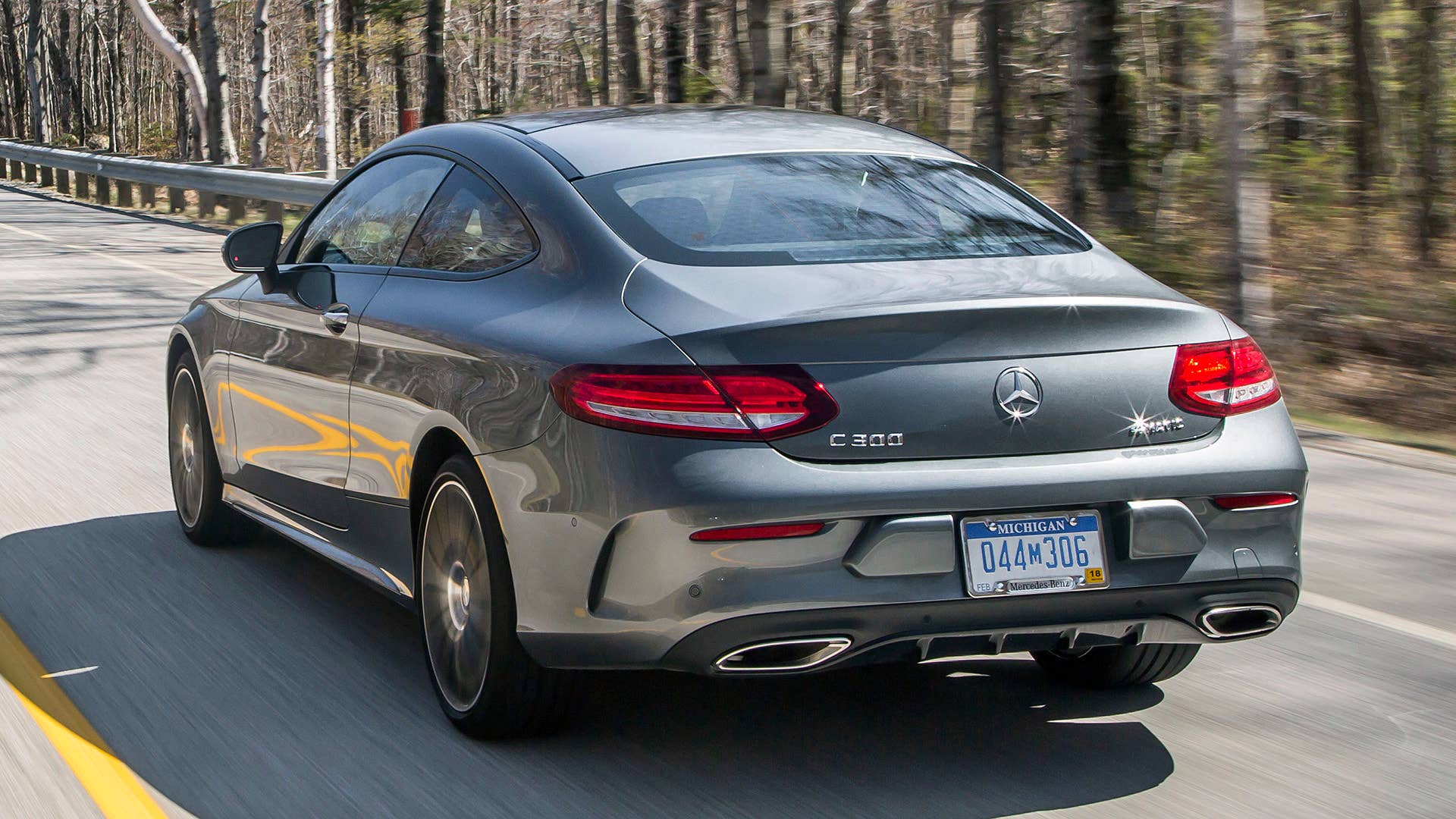 2017 Mercedes-Benz C300 Coupe driving