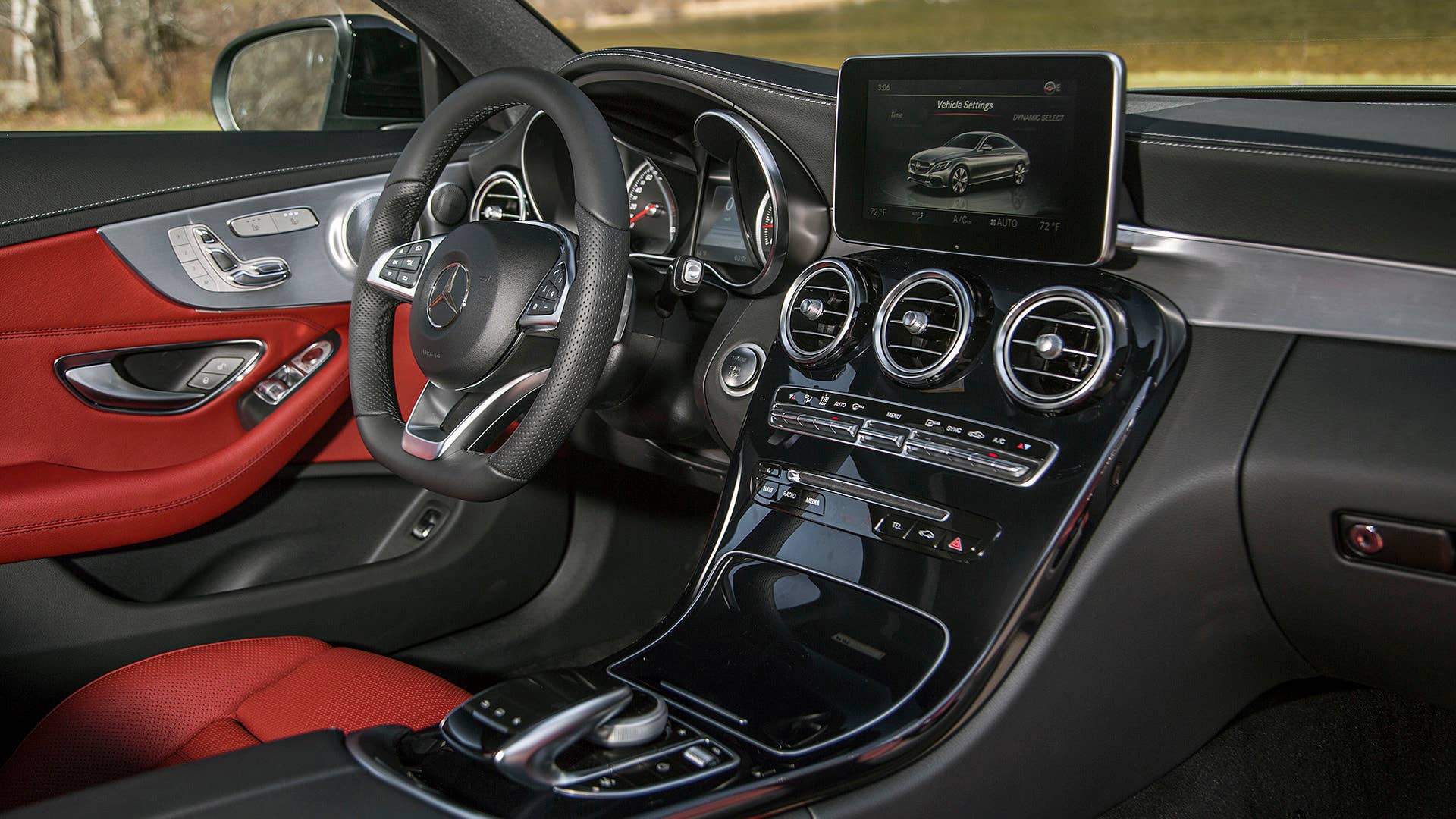 2017 Mercedes-Benz C300 Coupe interior