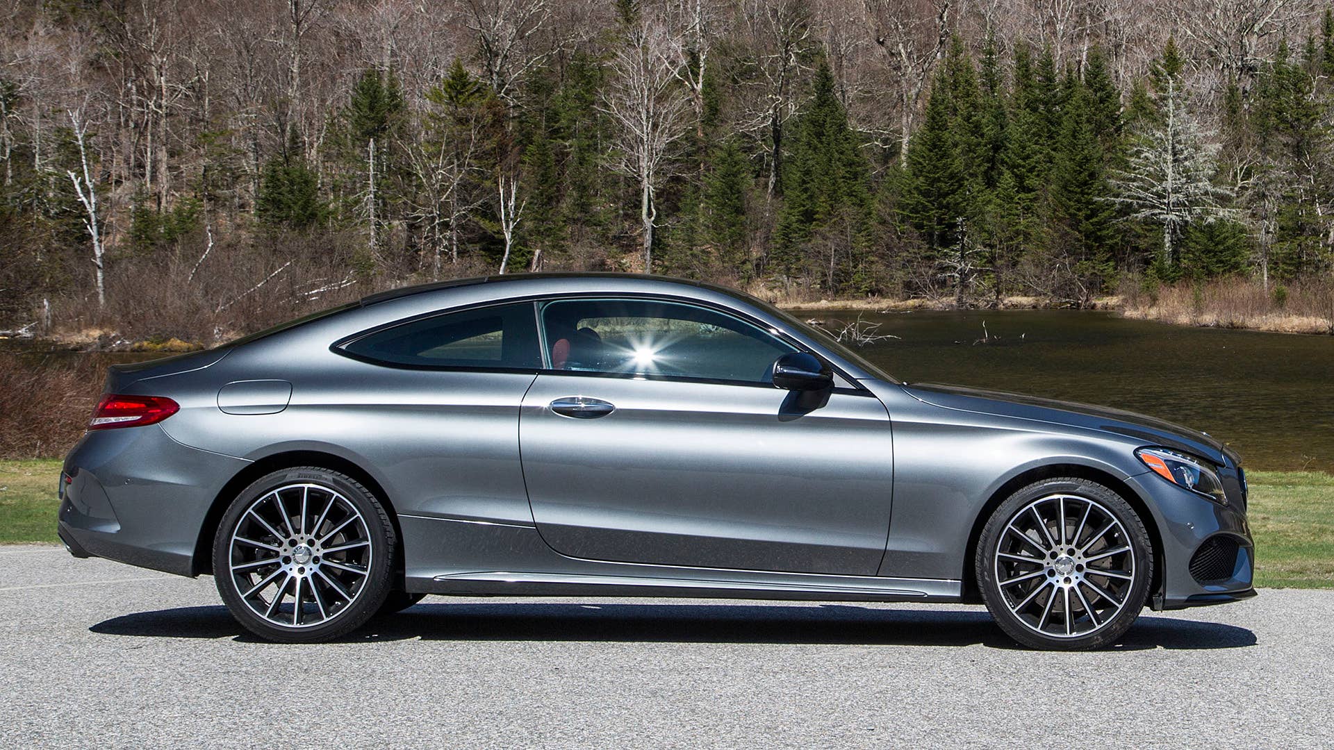 2017 Mercedes-Benz C300 Coupe side view