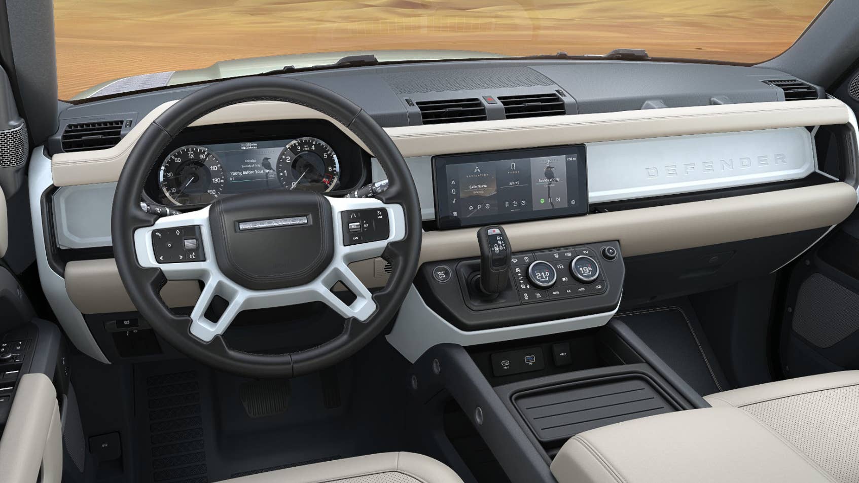 2020 Land Rover Defender 110 interior