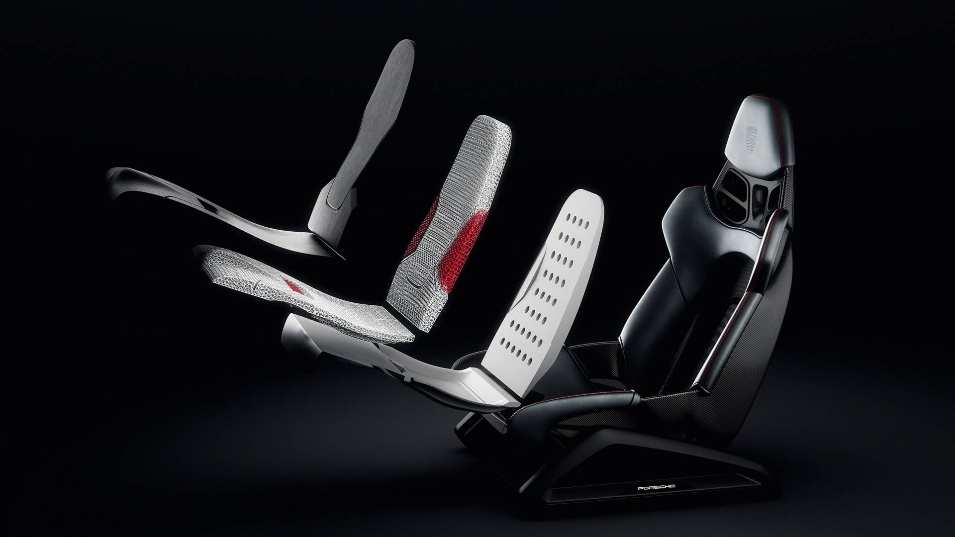 Porsche 3D-printed bodyform seats increase comfort and options - Autoblog