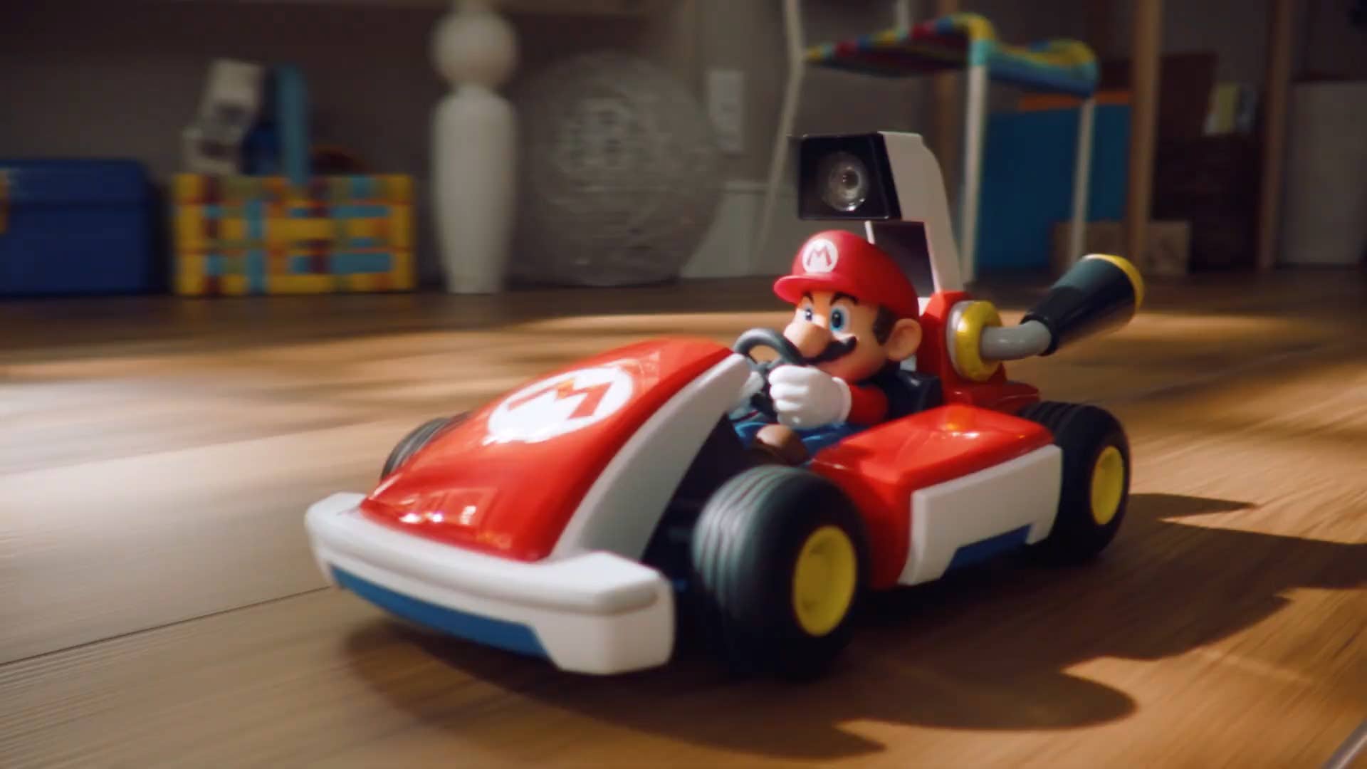 Nintendo is releasing an innovative gameplay experience with the use of AR technology on their lovable Mario Kart game with the Mario Kart Live: Home Circuit. Using a Nintendo Switch as the controller and screen to operate the real like a replica of the karts on the custom made tracks you build in your home. Expect the Mario Kart Live: Home Circuit in stores October 16th. Learn more at Nintendo.com
