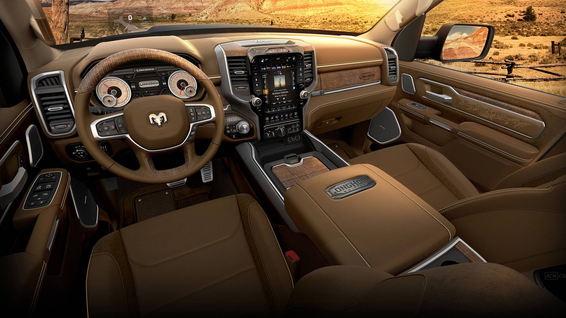 2022 Ram 1500 Longhorn Southfork interior