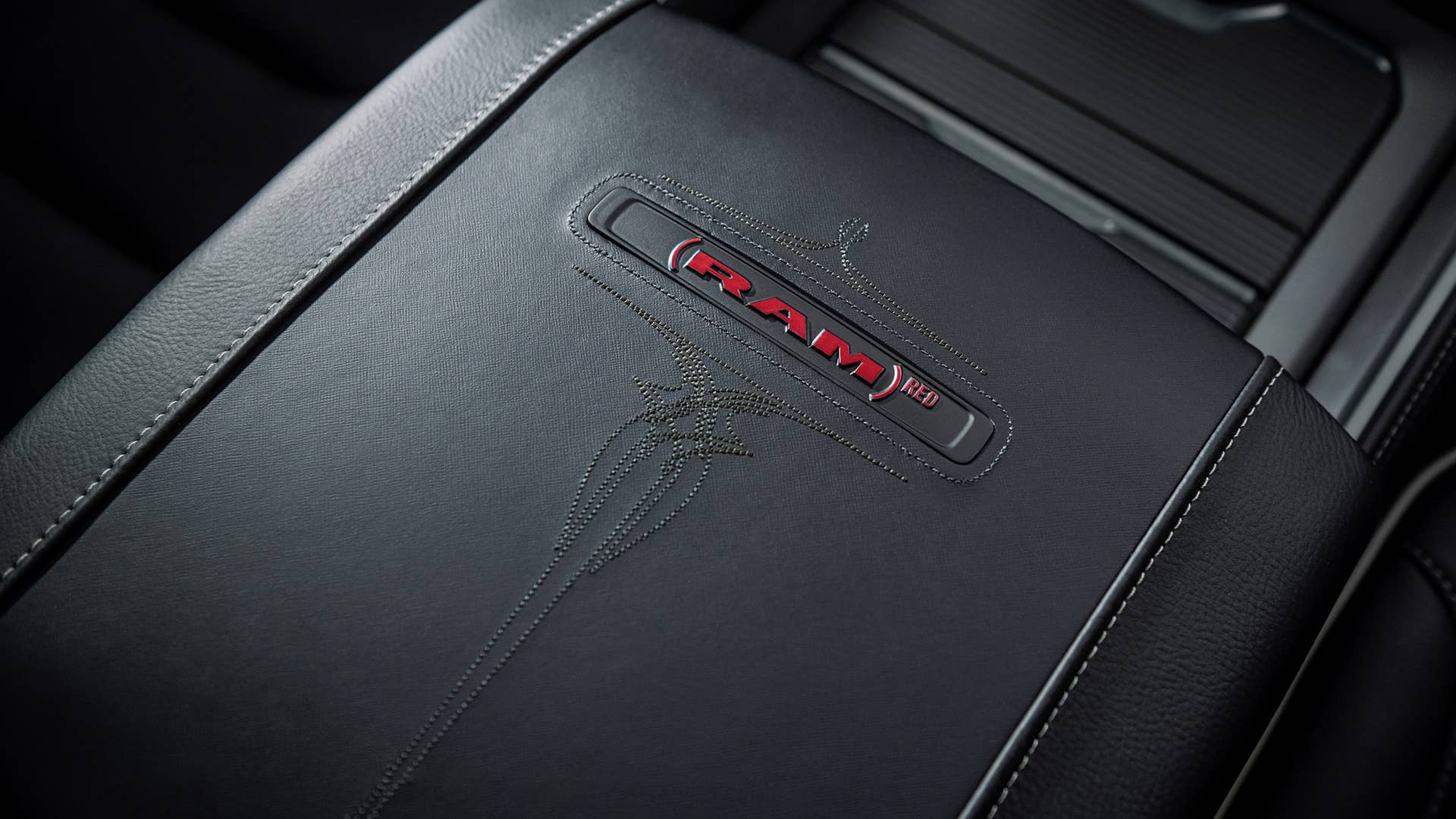2022 Ram 1500 (RAM)RED Edition center console plate