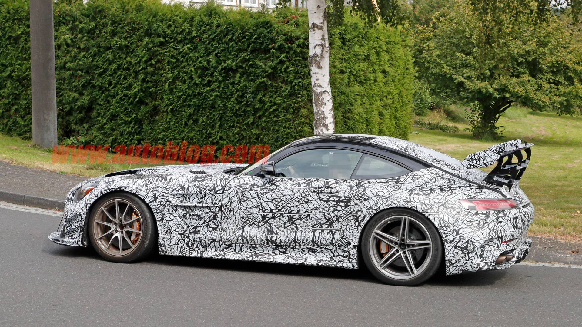 Mercedes-AMG GT R Black Series in camouflage