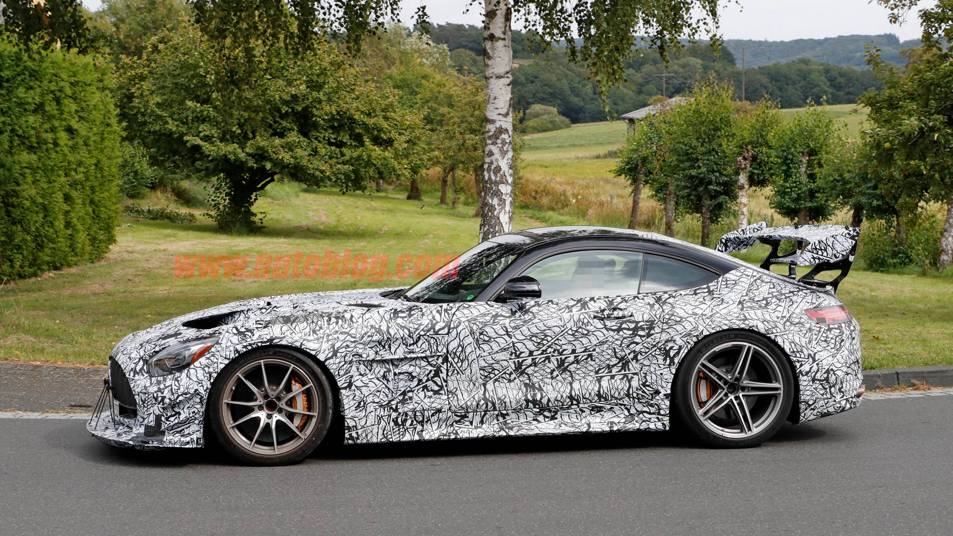 Mercedes-AMG GT R Black Series in camouflage